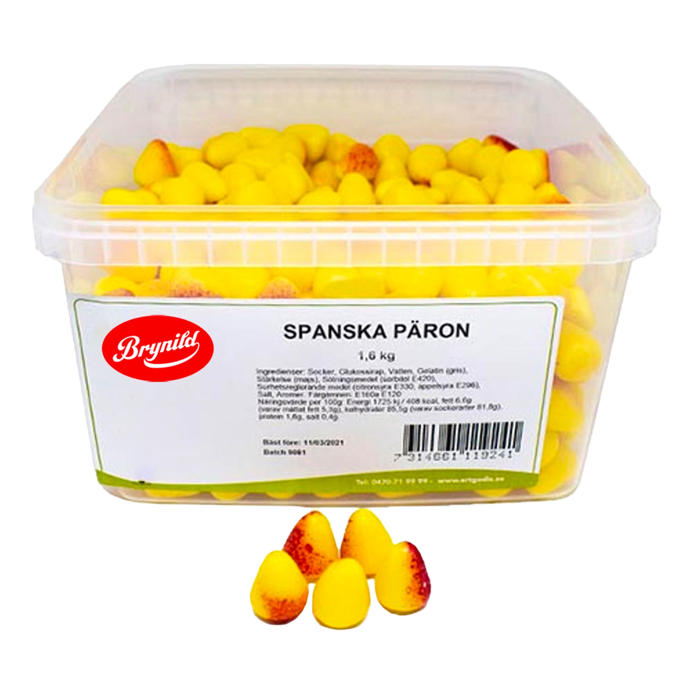 Brynild Spanska Päron Storpack - 1,6 kg
