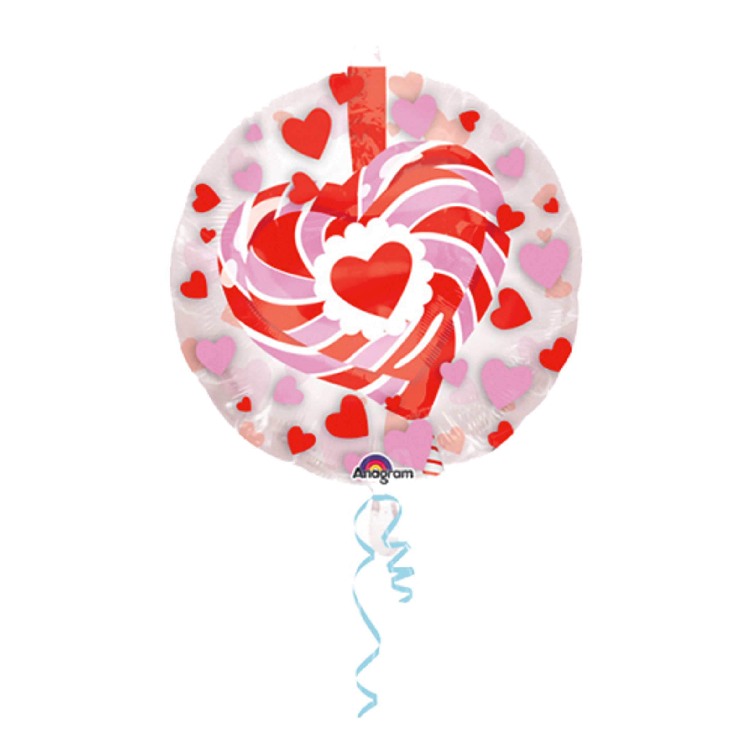 Bubbelballong Hjärta Love - 1-pack