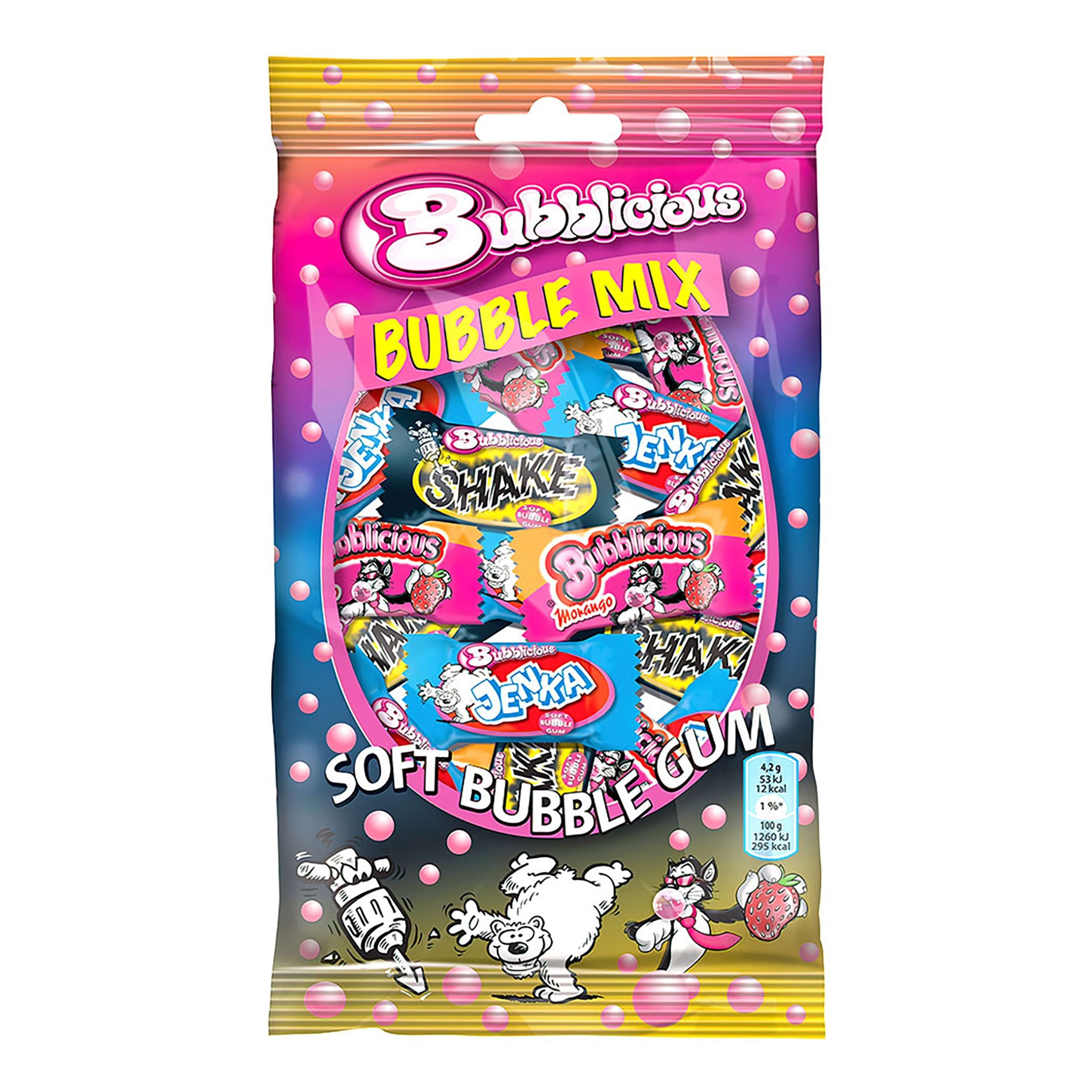 Bubblicious Tuggummi Mix - 15-pack