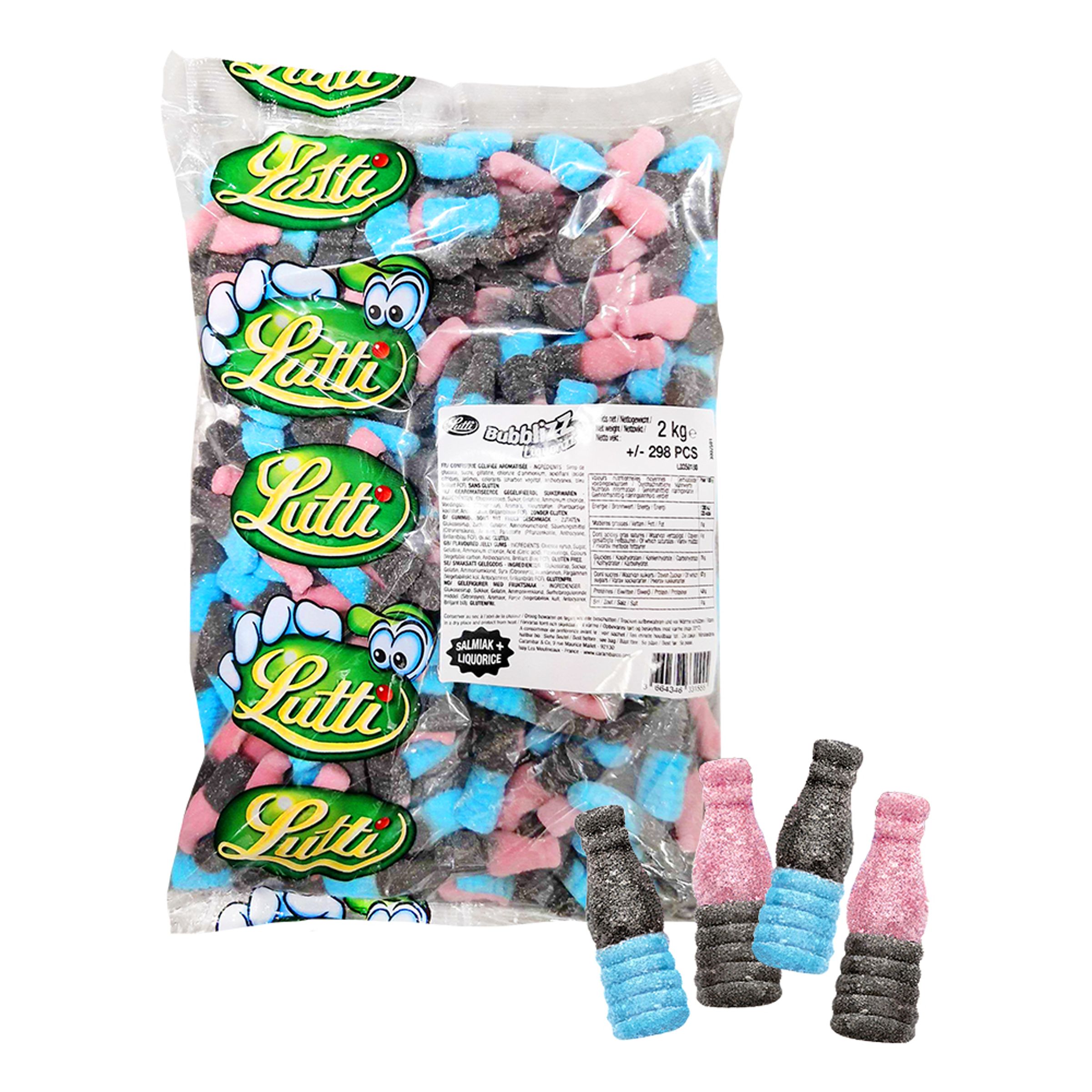 Läs mer om Lutti Bubblizz Liquorizz Storpack - 2 kg