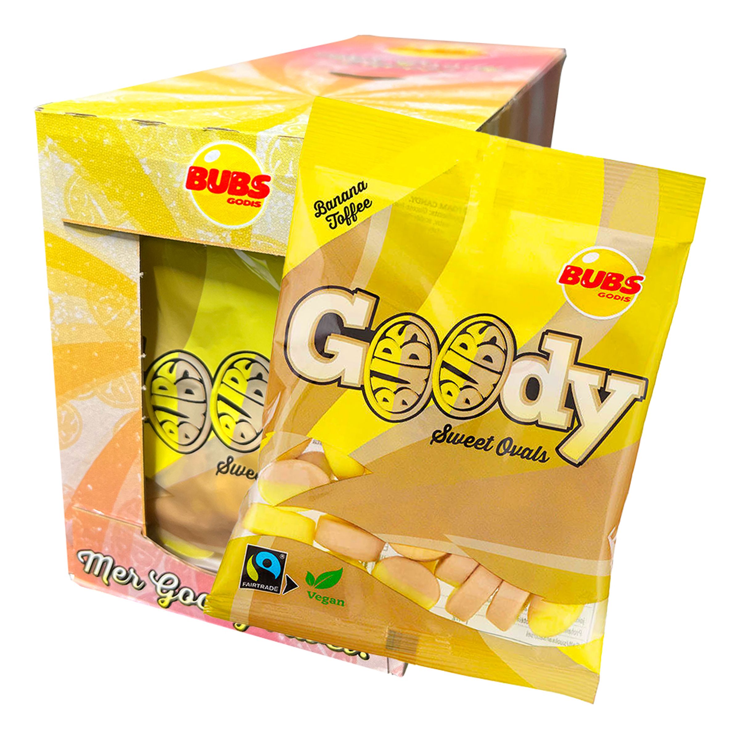 Bubs Goody Banan/Toffee Storpack - 12-pack