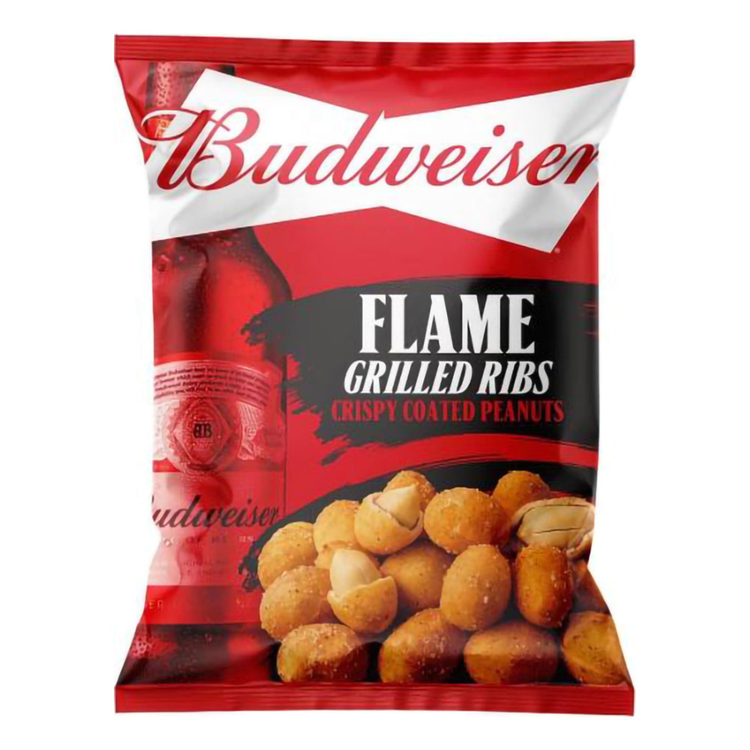 Budweiser Flame Grilled Ribs Crispy Coated Peanuts - 150 gram