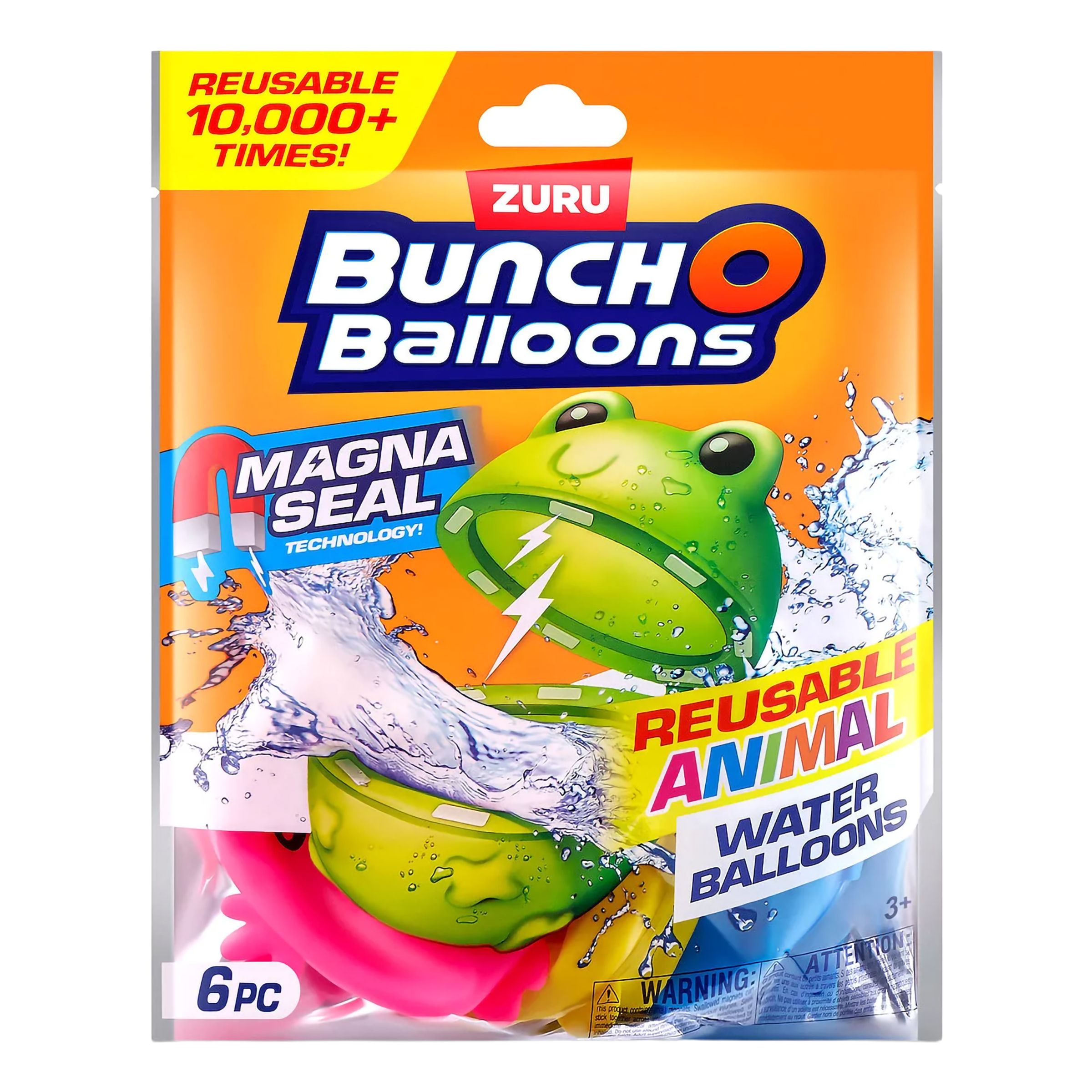 Bunch O Balloons Återanvändbara Vattenballonger Djur - 6-pack | Hem - Roliga Prylar - Spel & Lek - Utomhuslek | Pryloteket