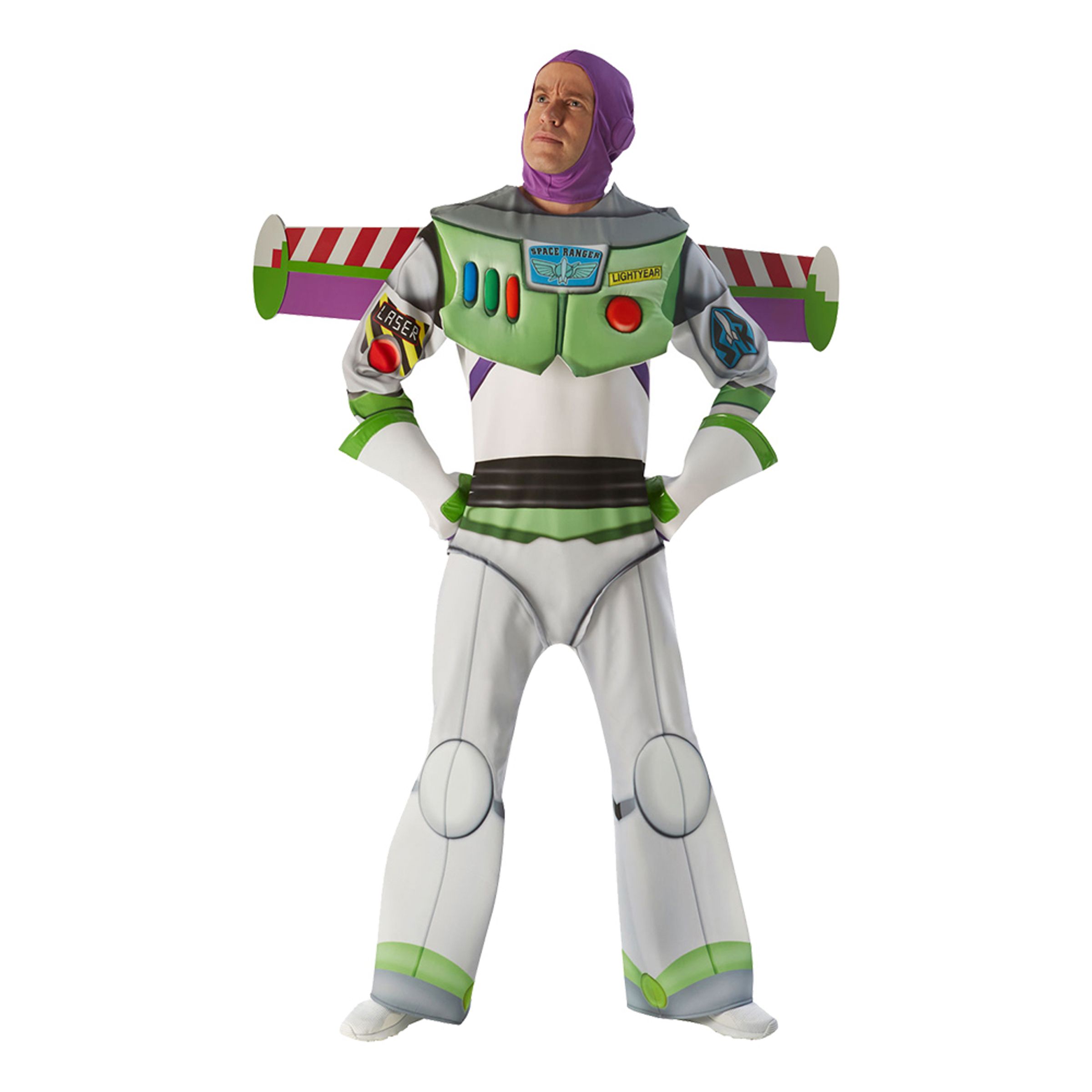 Maskeraddräkter - Buzz Lightyear Super Deluxe Maskeraddräkt - Standard