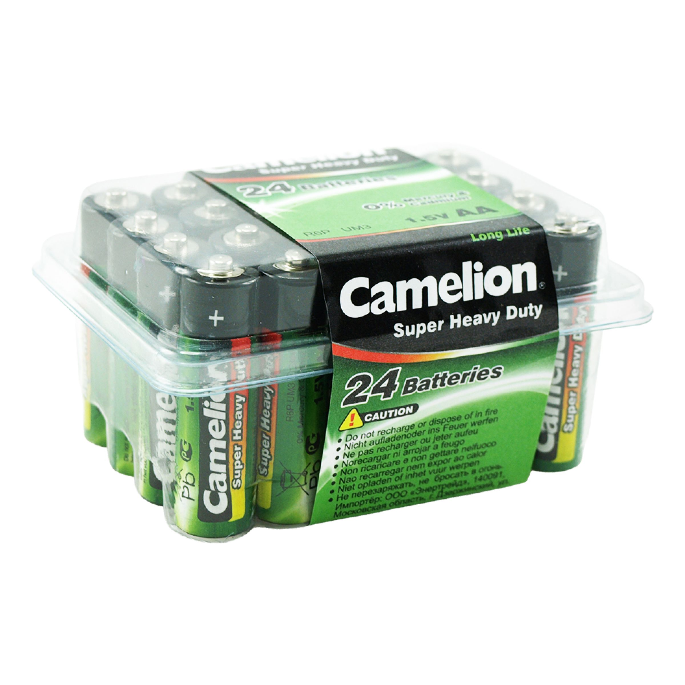 Camelion Super Heavy Duty AA-Batterier - 24-pack | Hem - Roliga Prylar - Teknik - Batterier | Maskeradspecialisten