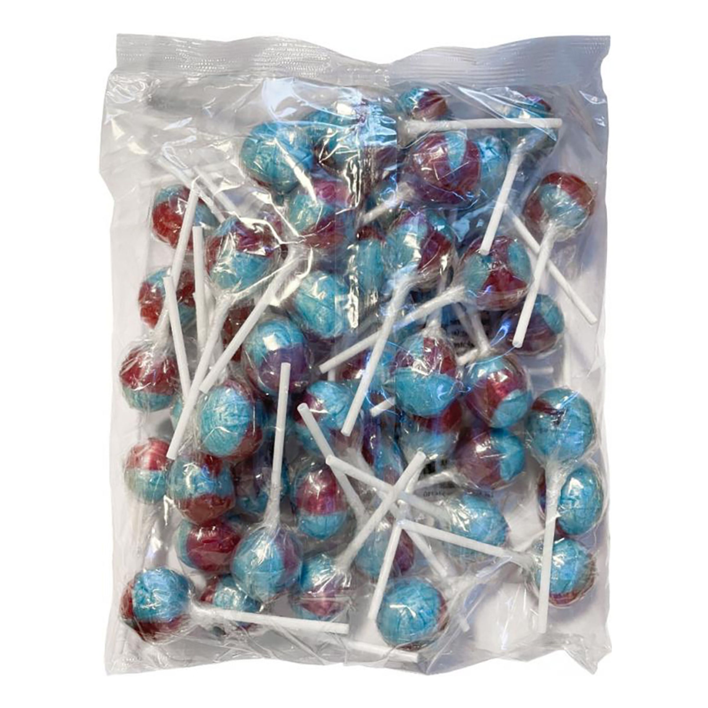Läs mer om Candy Pop Fizzy Blå Klubbor - 860 gram