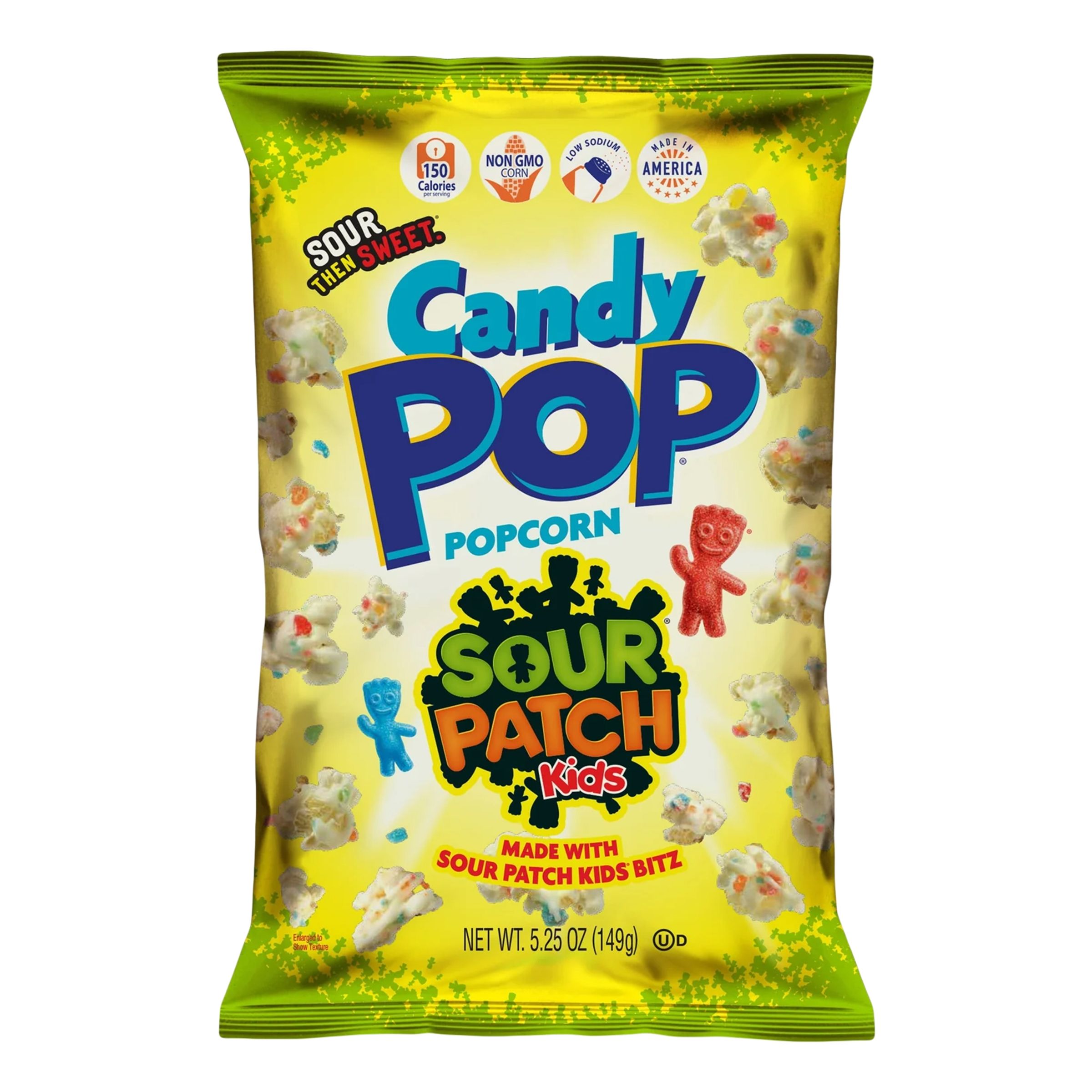 Läs mer om Candy Pop Sour Patch Kids Popcorn - 149 gram