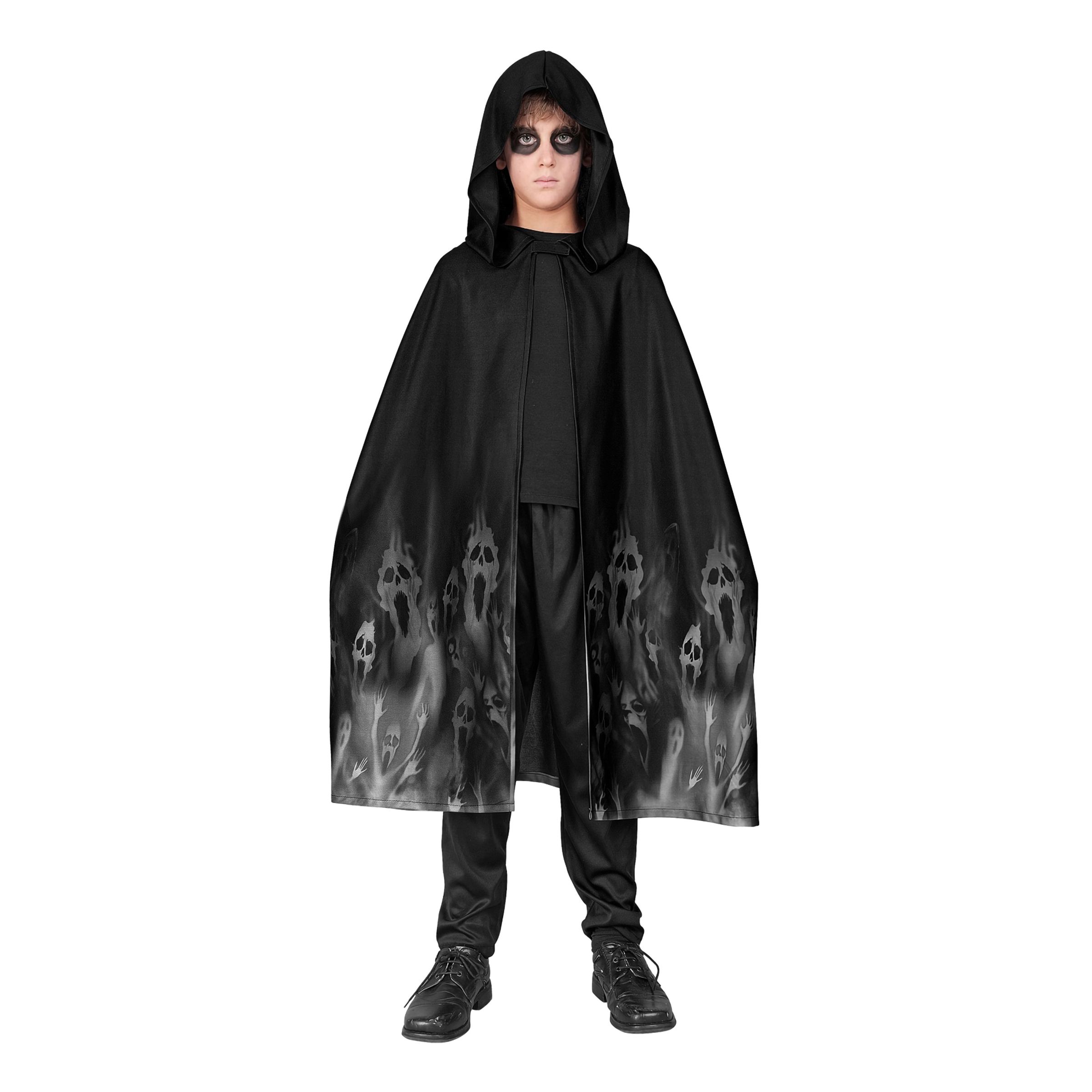 Cape med Spöken för Barn - 90 cm | Hem - Maskerad - Tillbehör - Mantel & Capes | Party Outlet