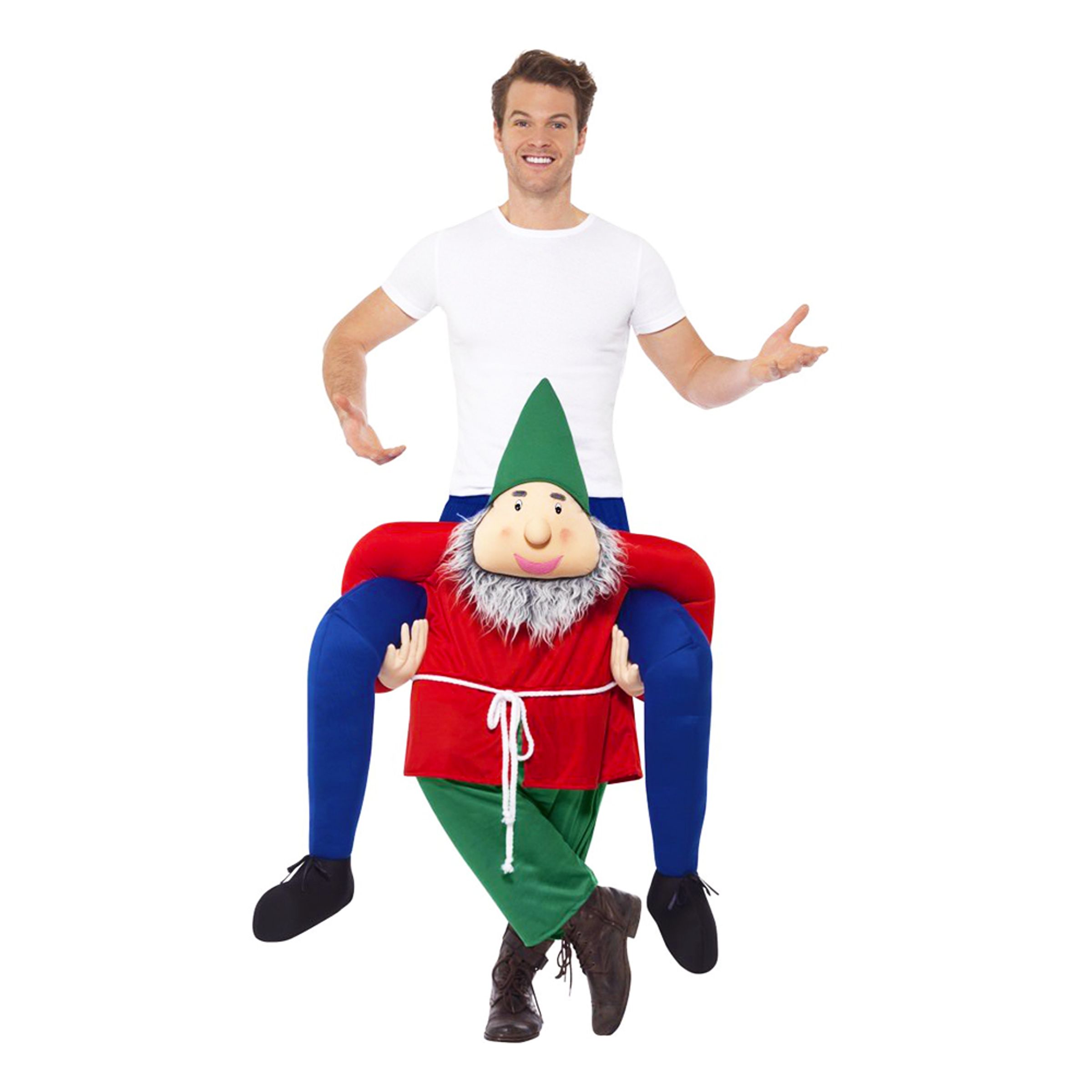 Läs mer om Carry Me Gnome Maskeraddräkt - One size