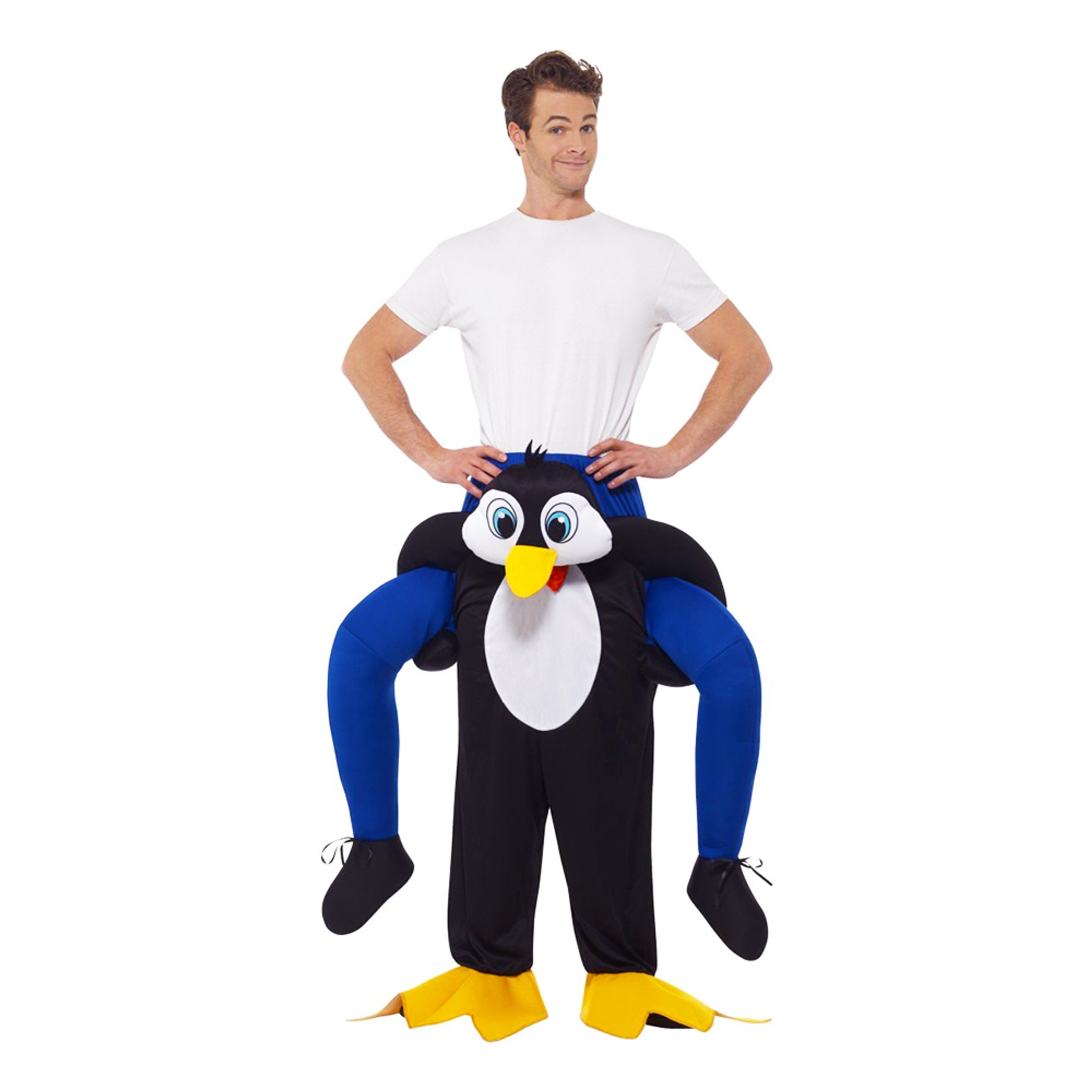 Läs mer om Carry Me Pingvin Maskeraddräkt - One size