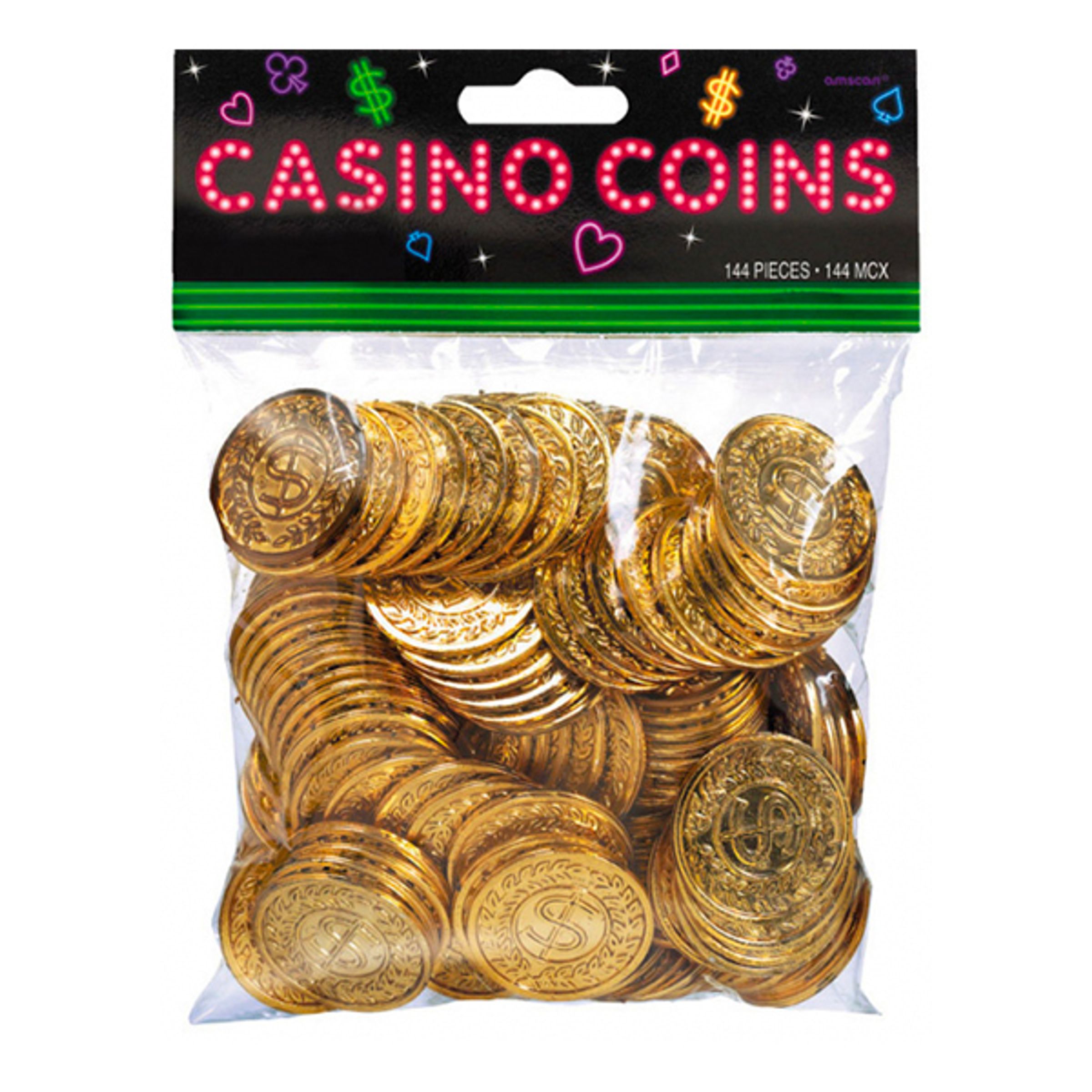 Casino Mynt - 144-pack