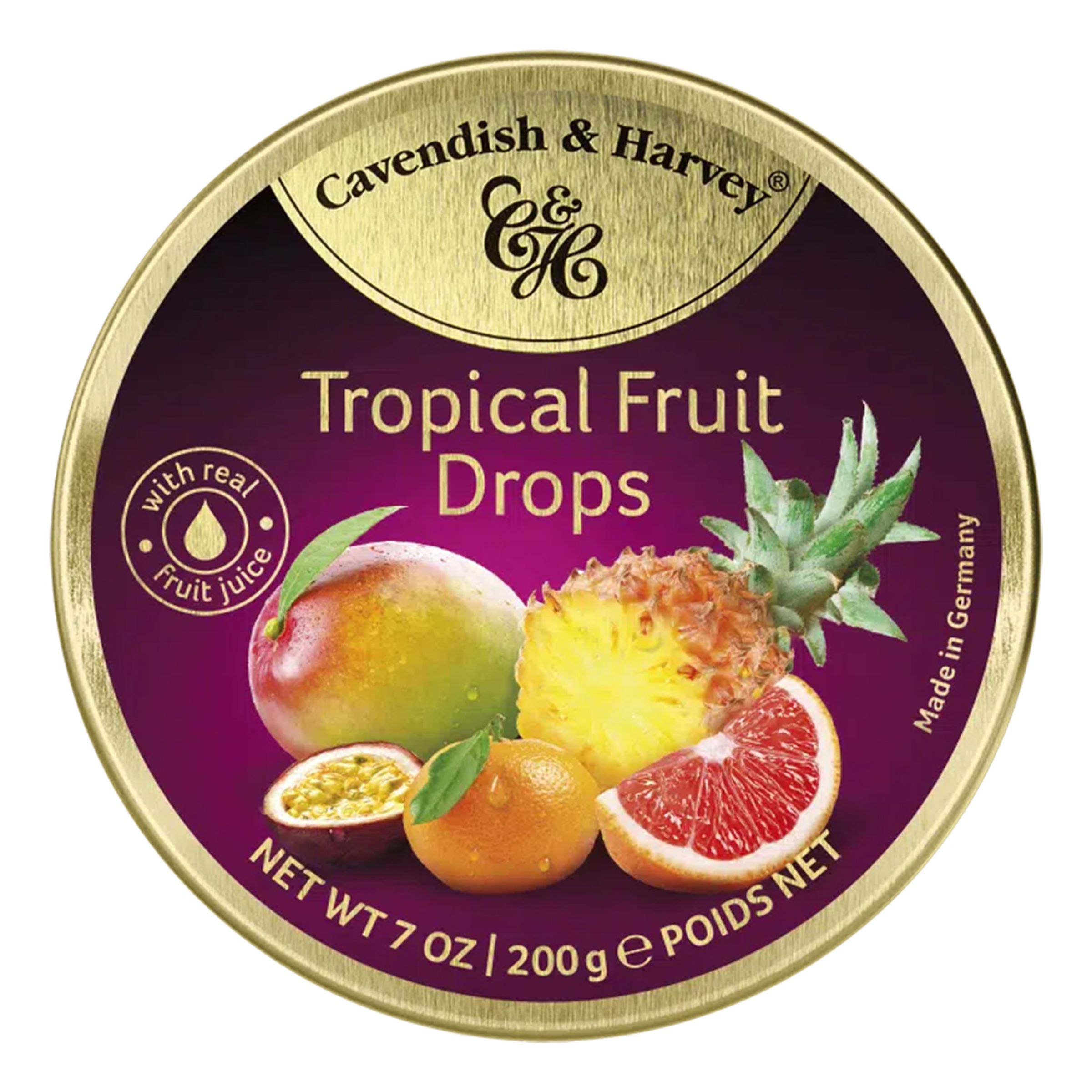 Läs mer om Cavendish Tropical Fruit Drops - 200 gram
