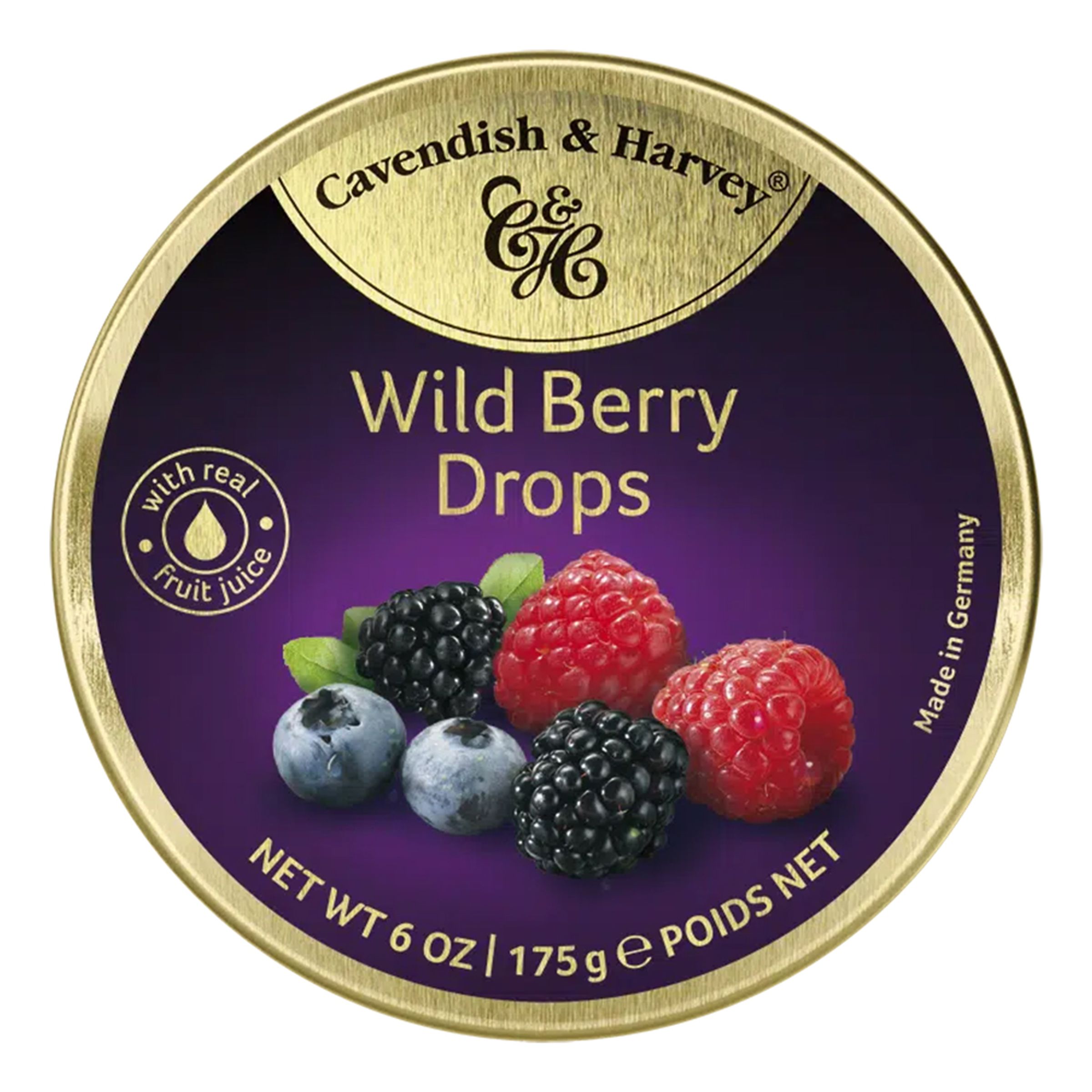 Läs mer om Cavendish Wildberrydrops - 200 gram