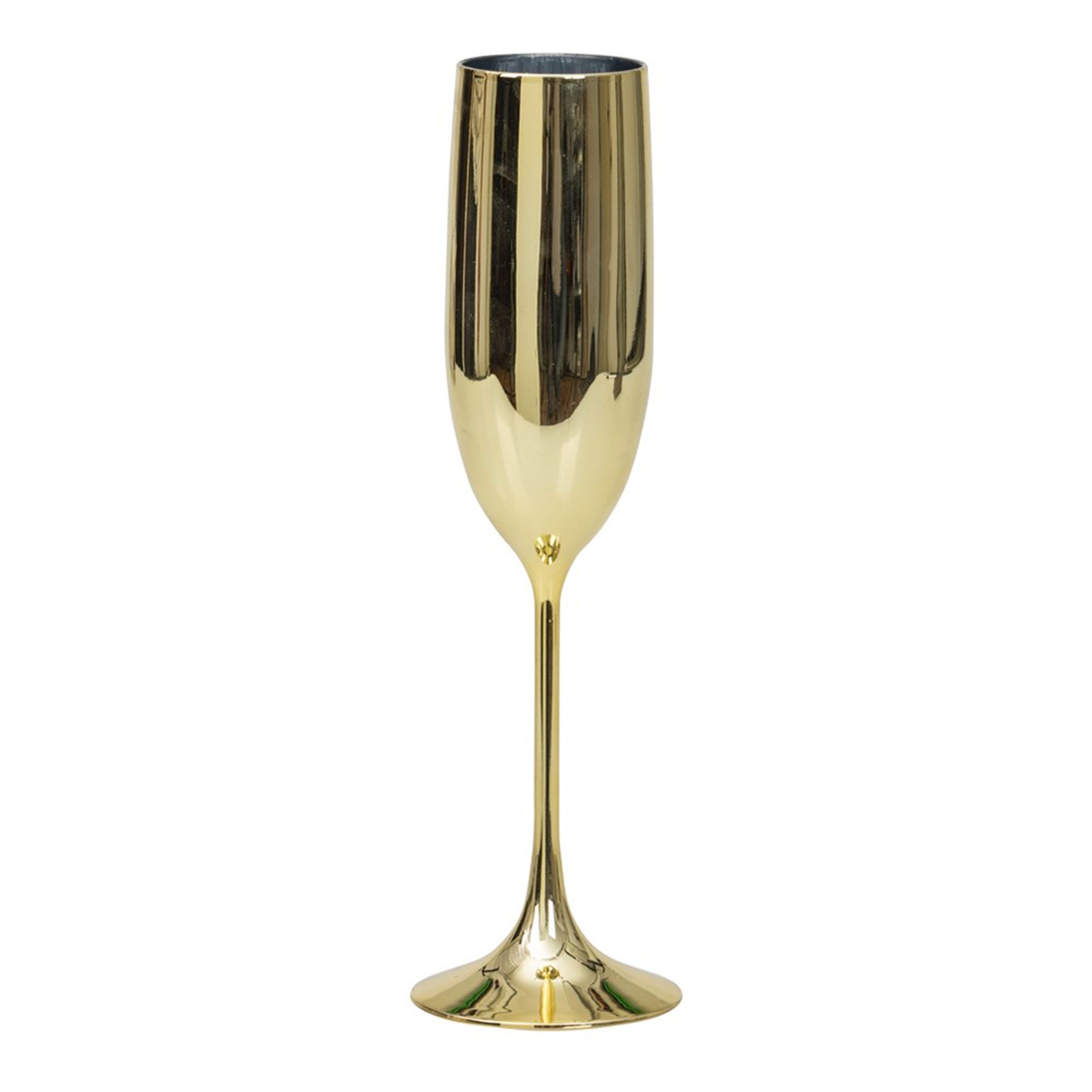 Champagneglas Guld Metallic - 1-pack