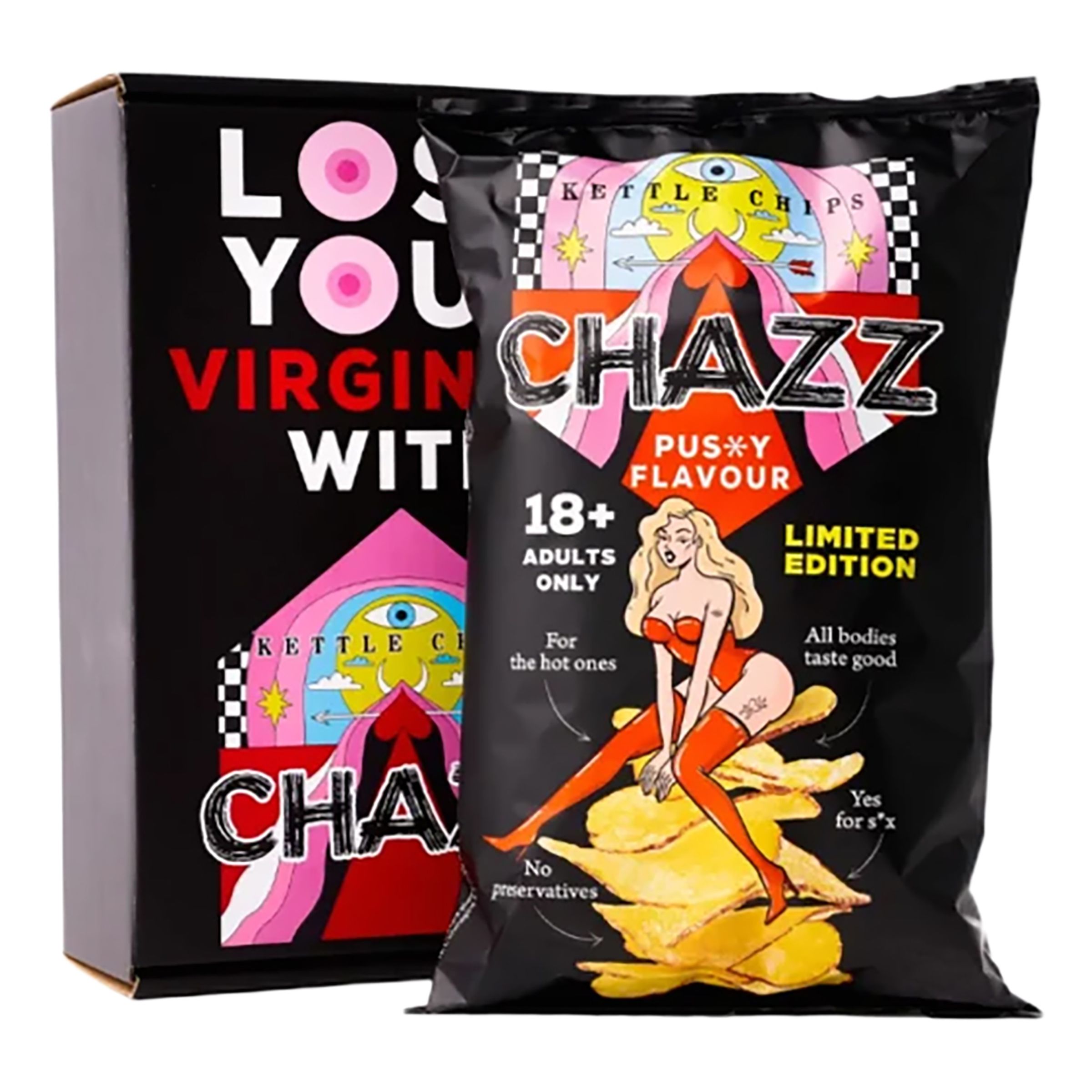Chazz Pus*y Flavour Chips - 90 gram