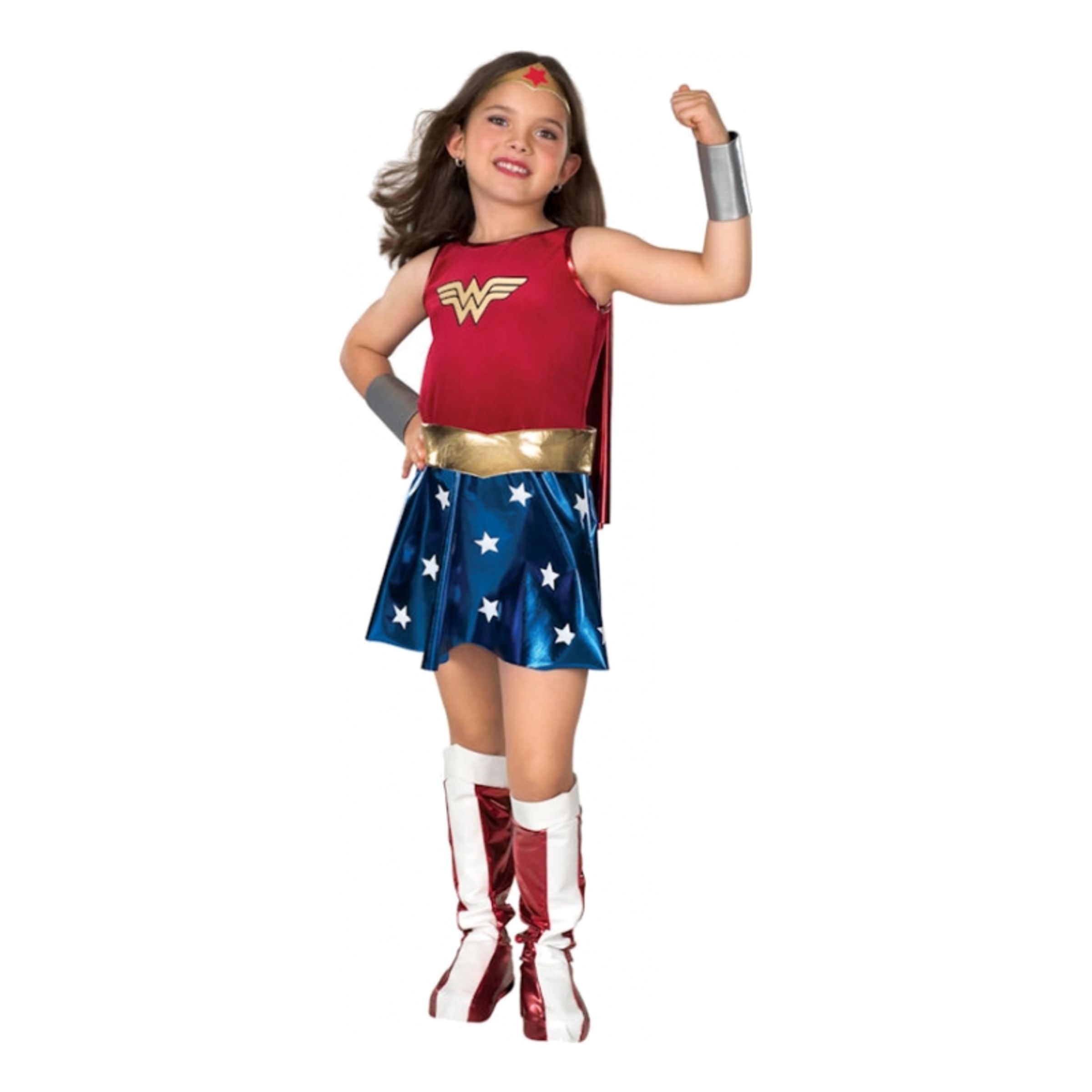 Wonder Woman Barn Maskeraddräkt - Large