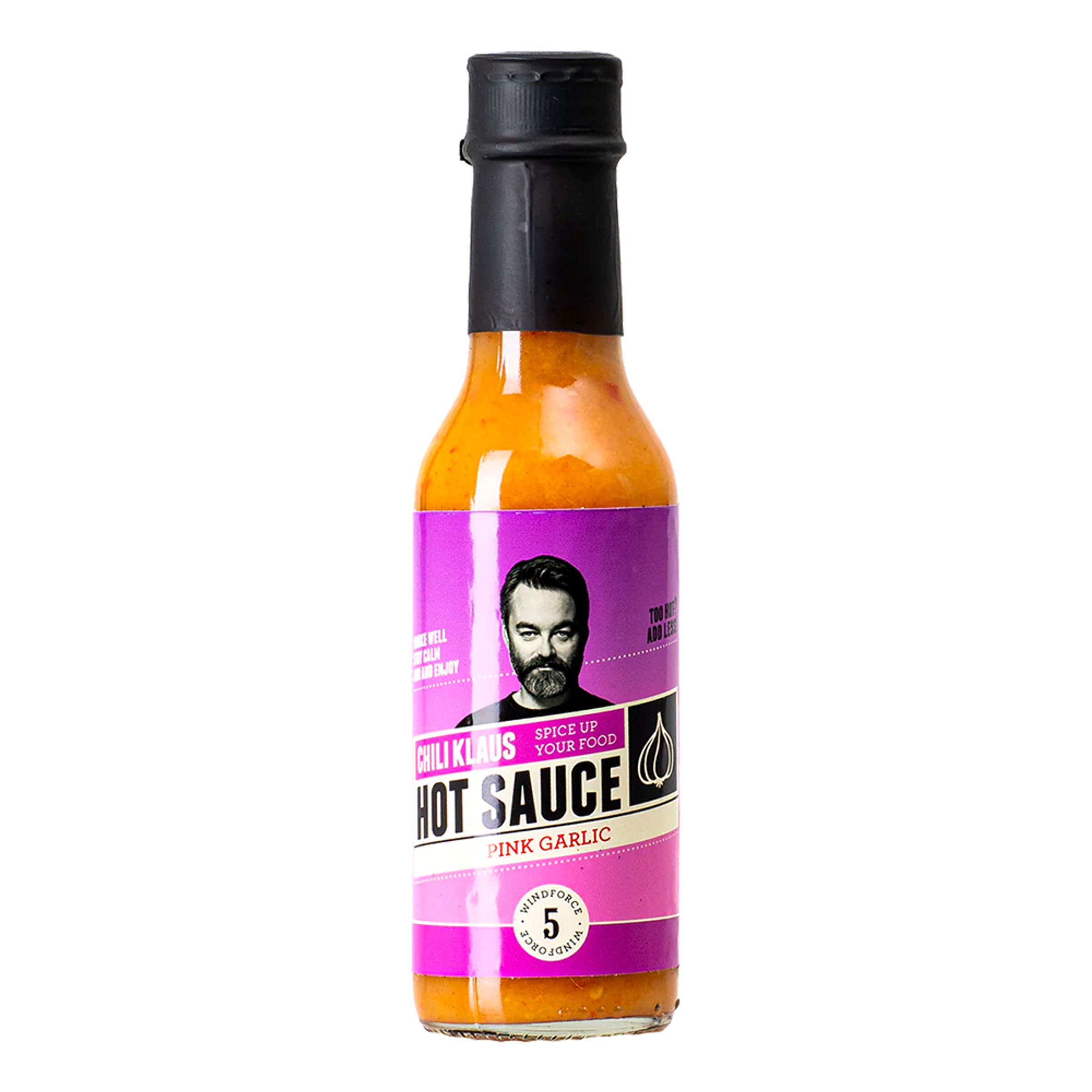 Chili Klaus Pink Garlic Hot Sauce