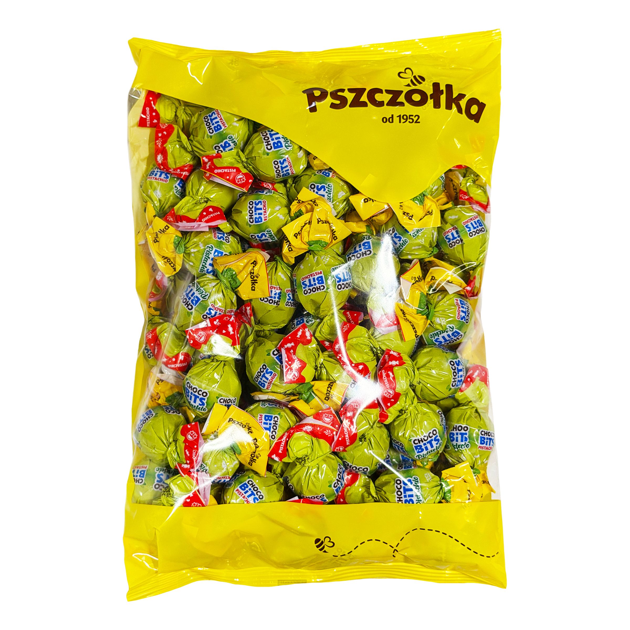 Choco Bits Pistachio Storpack - 1 kg | Hem - Godis & Läsk - Godis - Choklad | Maskeradspecialisten