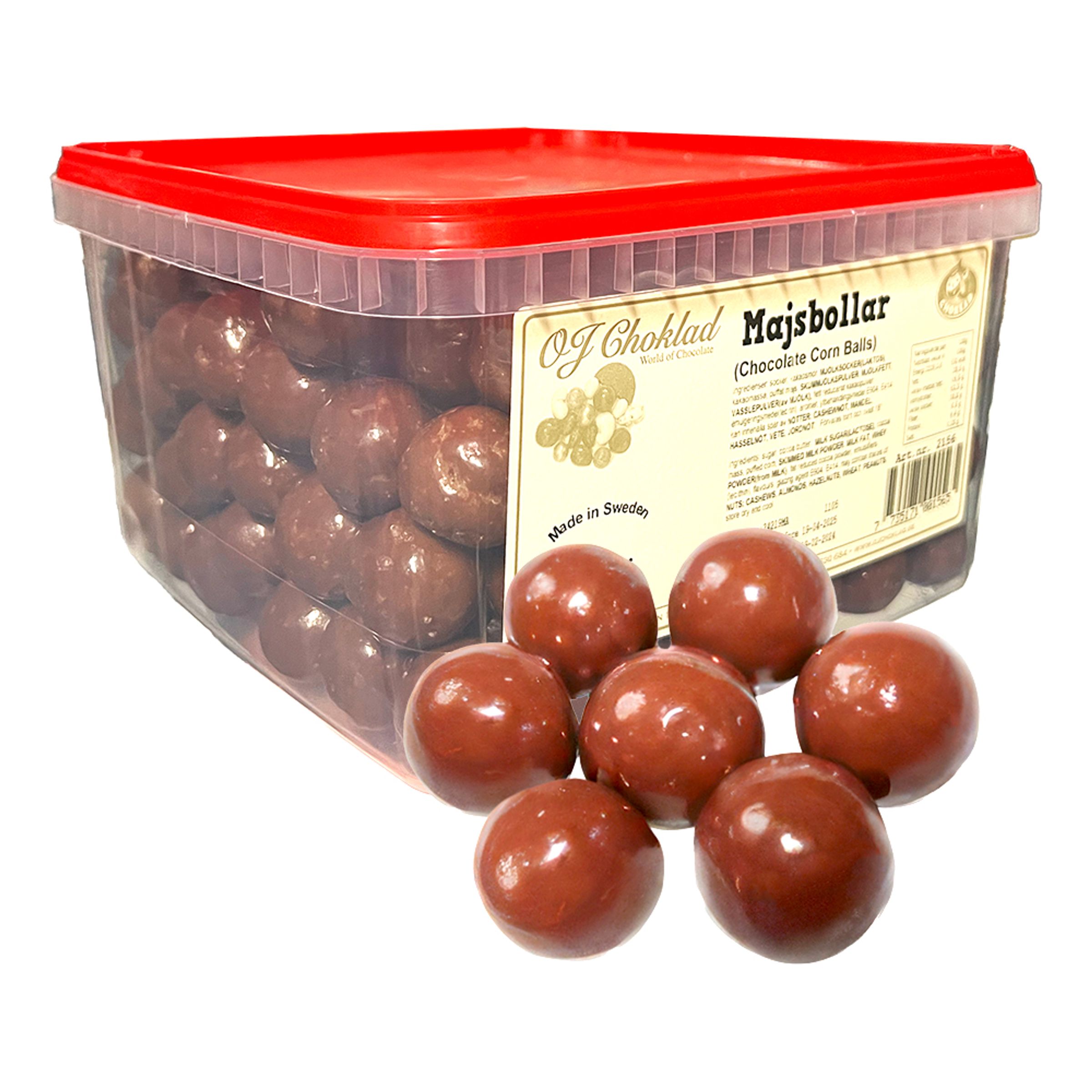 Choco/Majsbollar Storpack - 1,3 kg