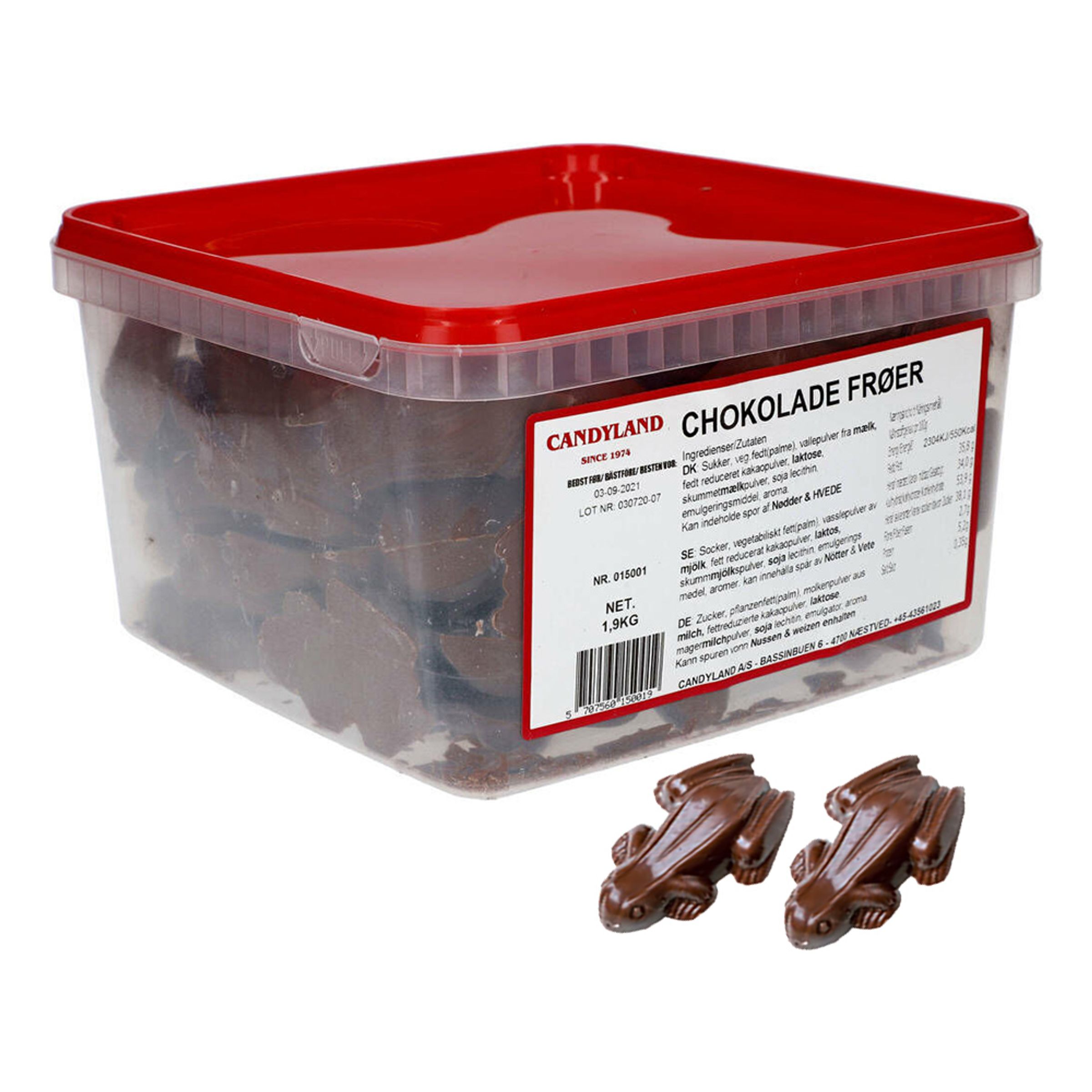 Läs mer om Chokladgrodor Storpack - 1,9 kg