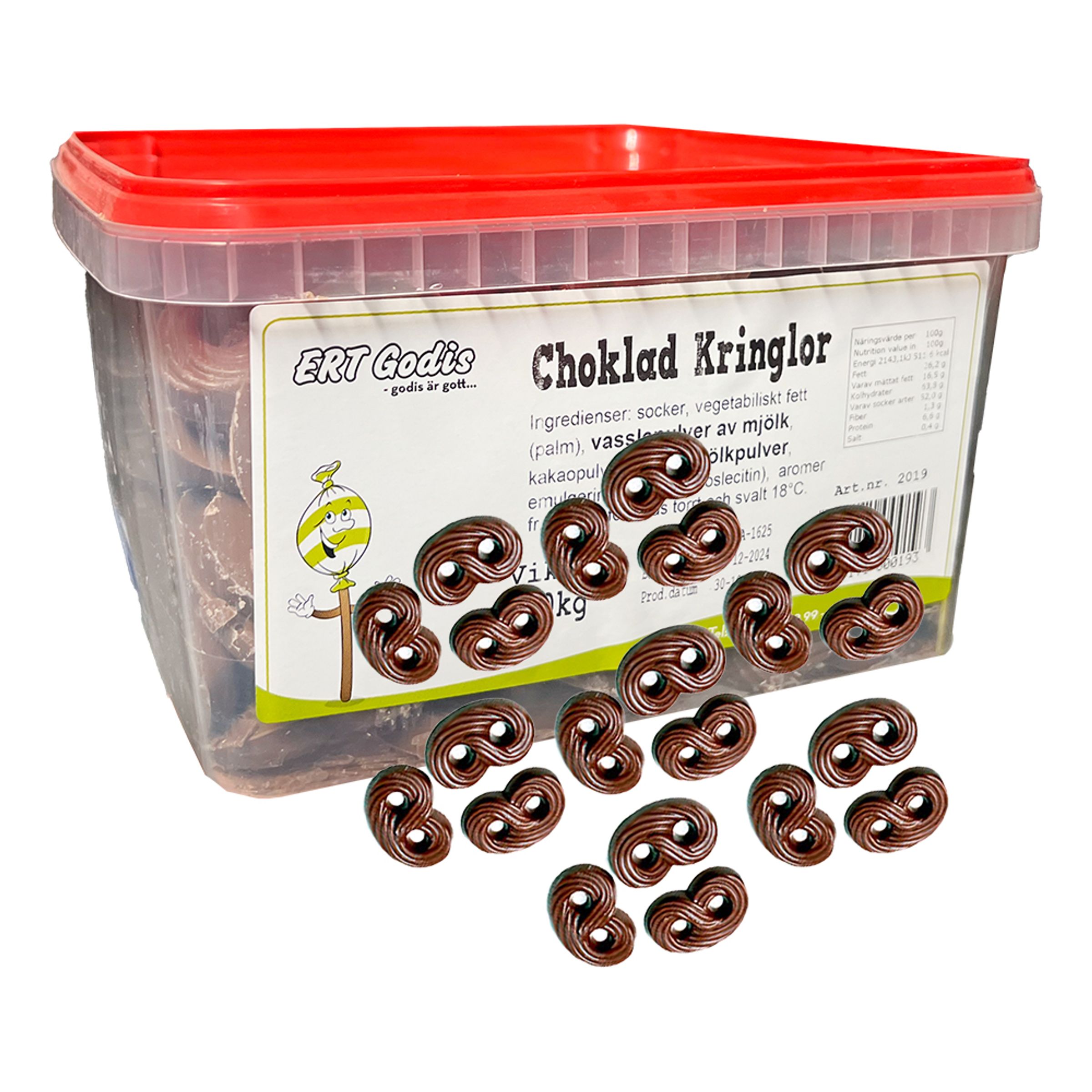 Chokladkringlor Storpack - 2 kg