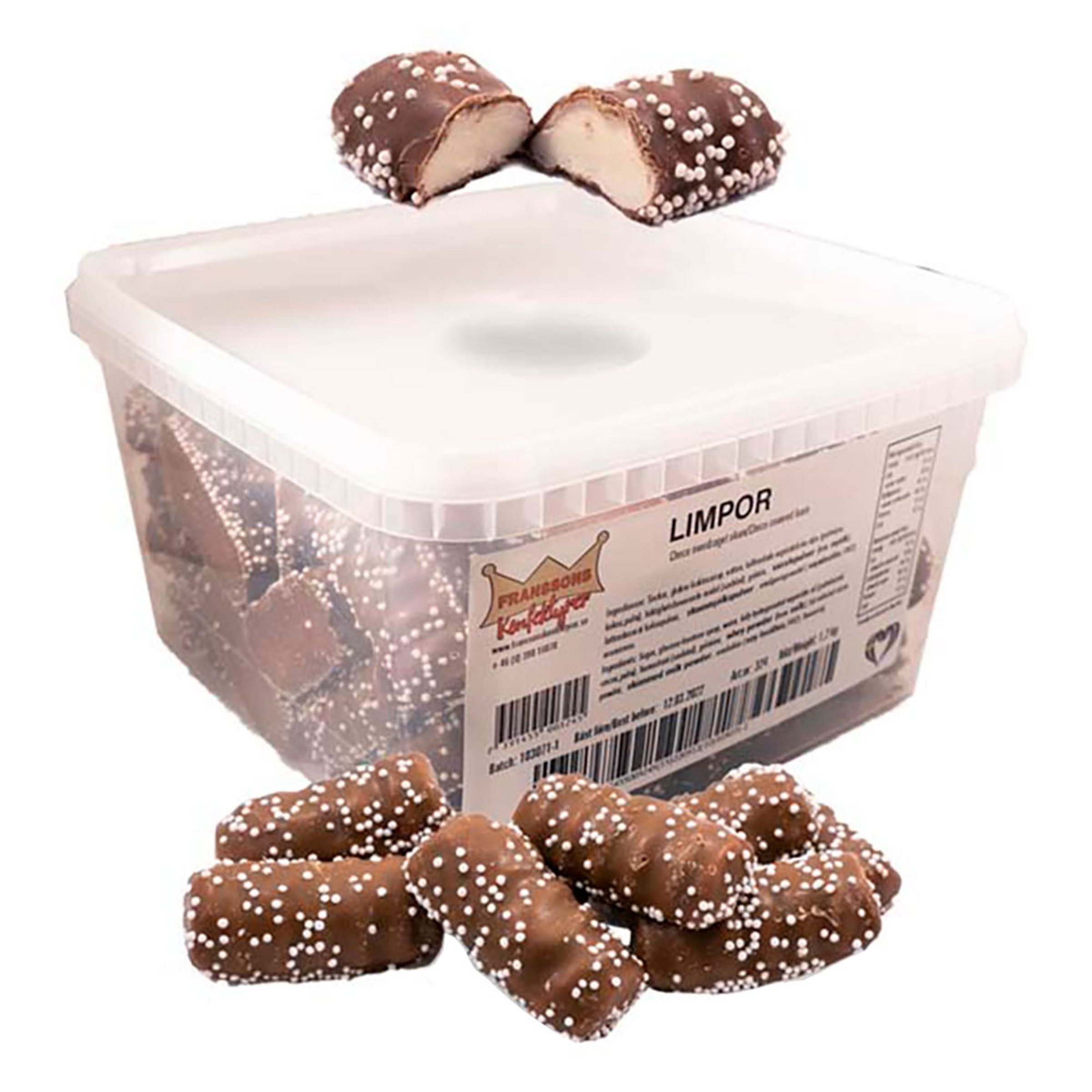 Läs mer om Chokladlimpor Vaniljskum Storpack - 1,2 kg