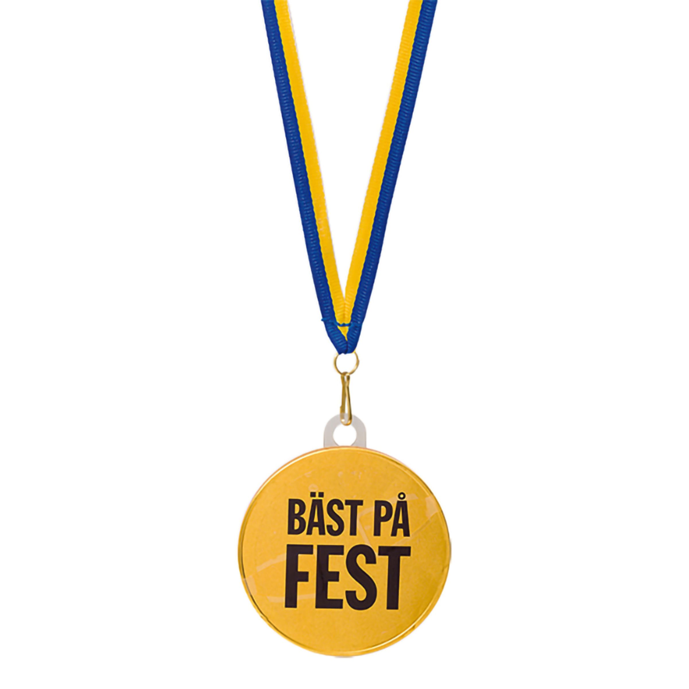 Chokladmedalj Bäst På Fest - 23 g | Hem - Teman - Högtider - Student - Studentpresent | Pryloteket