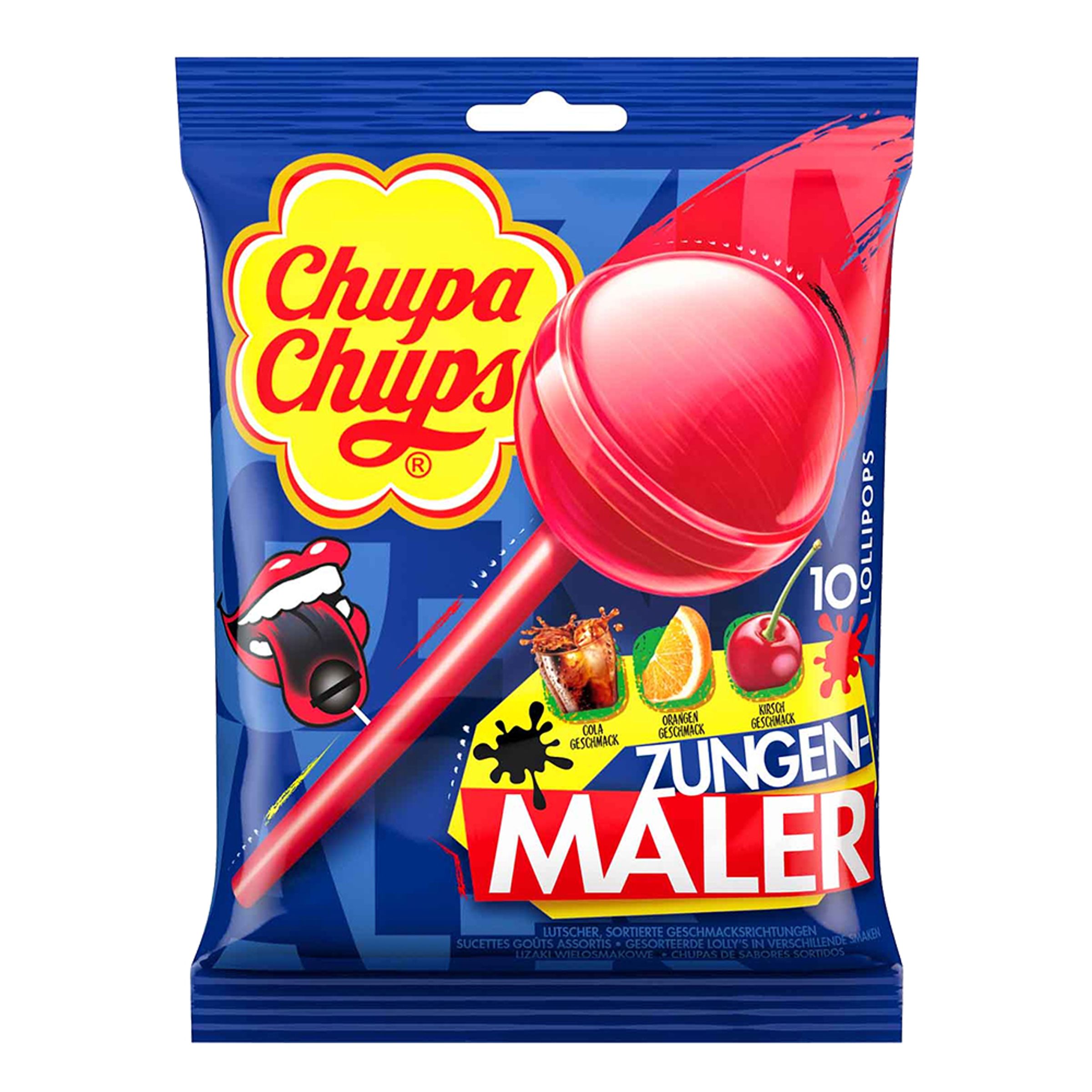 Chupa Chups Tungmålare - 10-pack