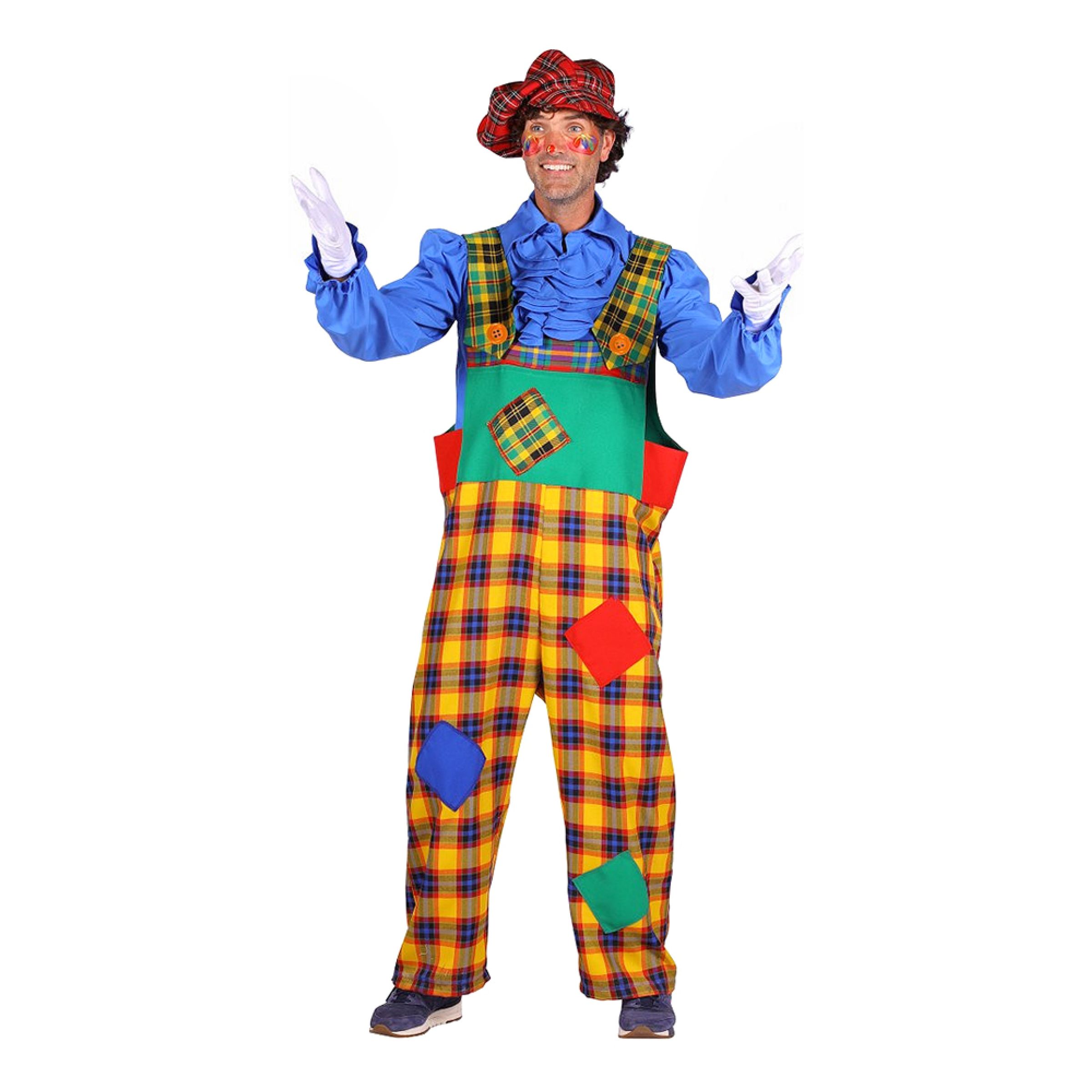 Clown Hängselbyxor - Small | Hem - Maskerad - Tillbehör - Nederdelar | Pryloteket