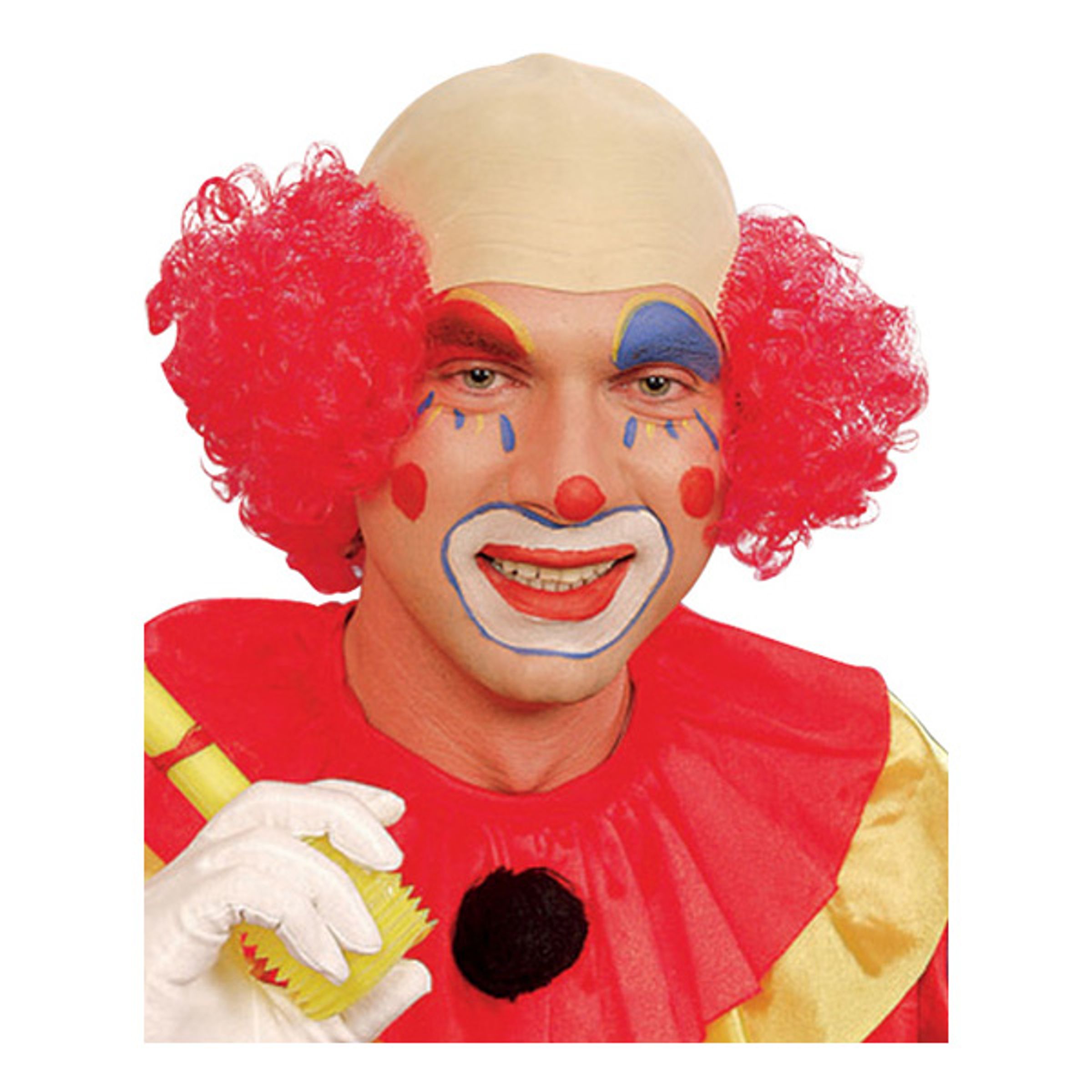 Clownflint med hår - One size