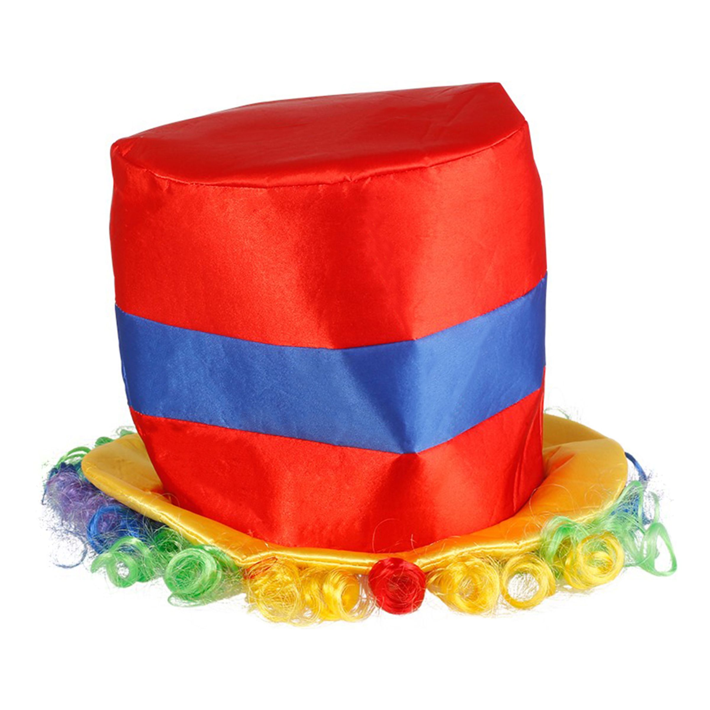 Läs mer om Clownhatt med Hår - One size