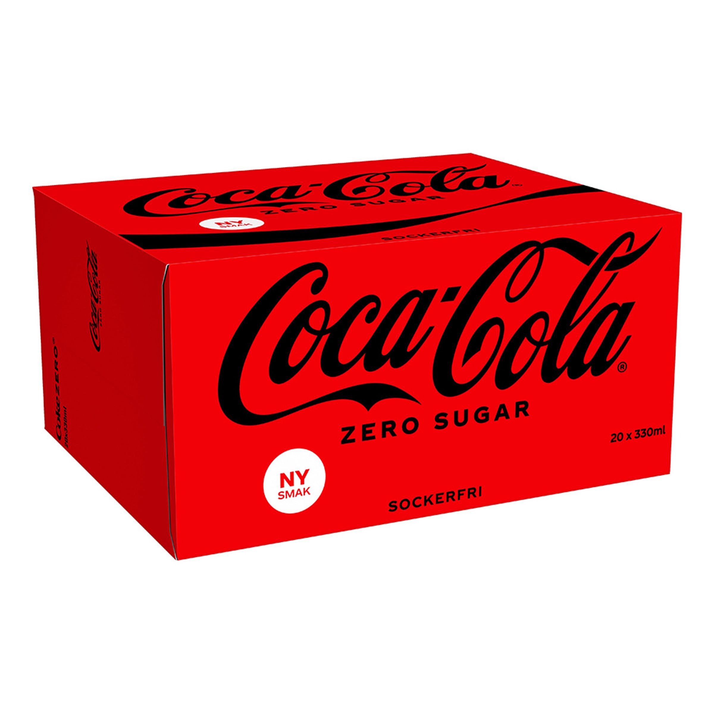 Läs mer om Coca-Cola Zero - 20-pack