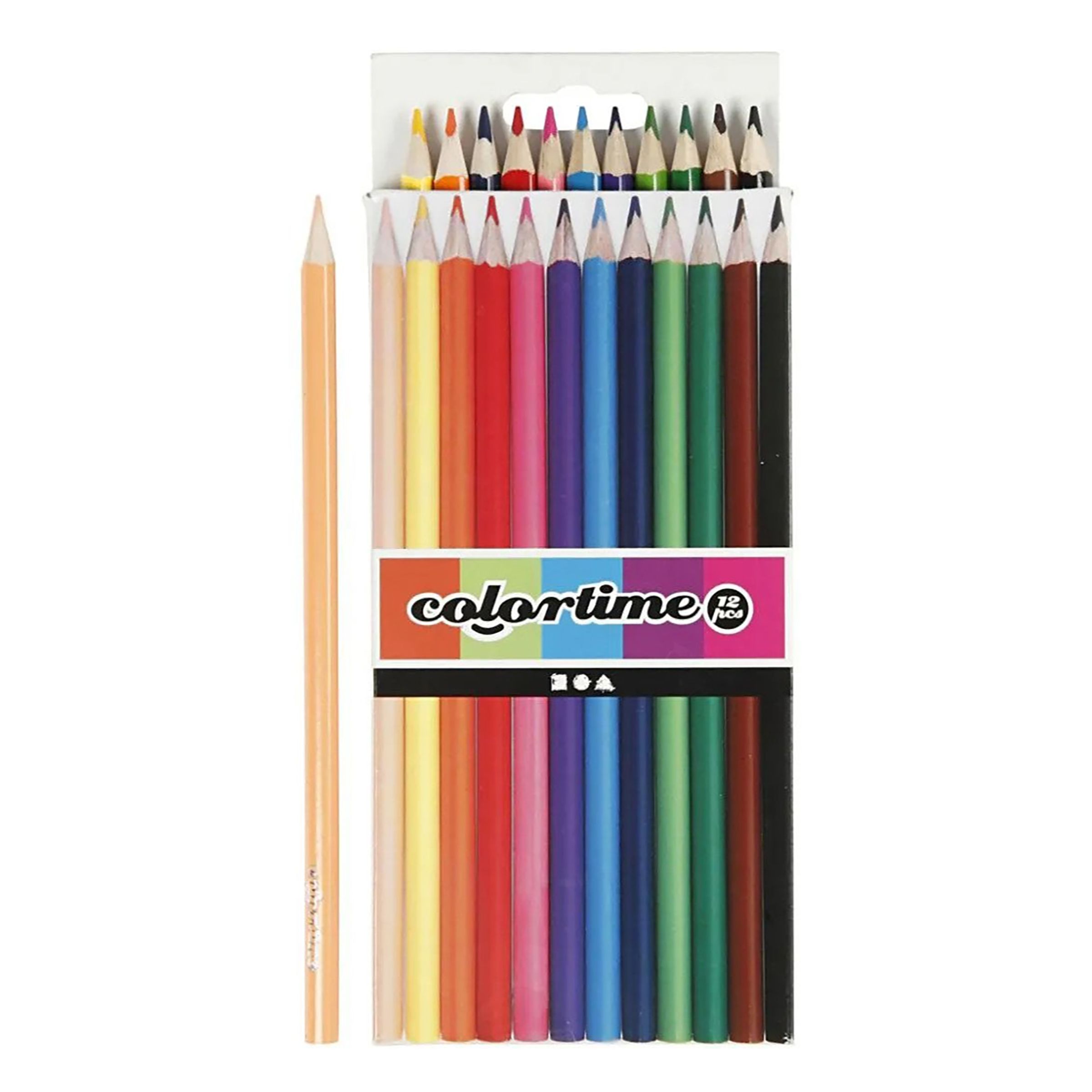 Läs mer om Colortime Färgblyerts - 12-pack