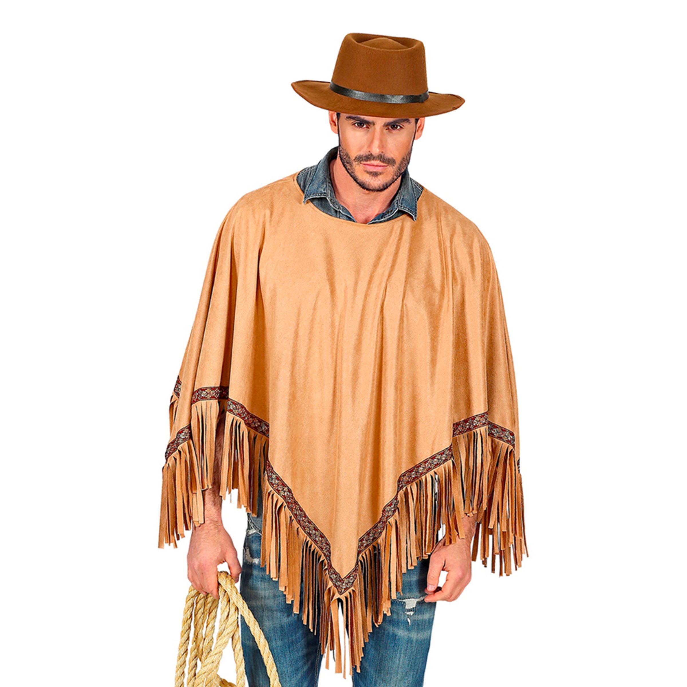 Cowboy Poncho - One size