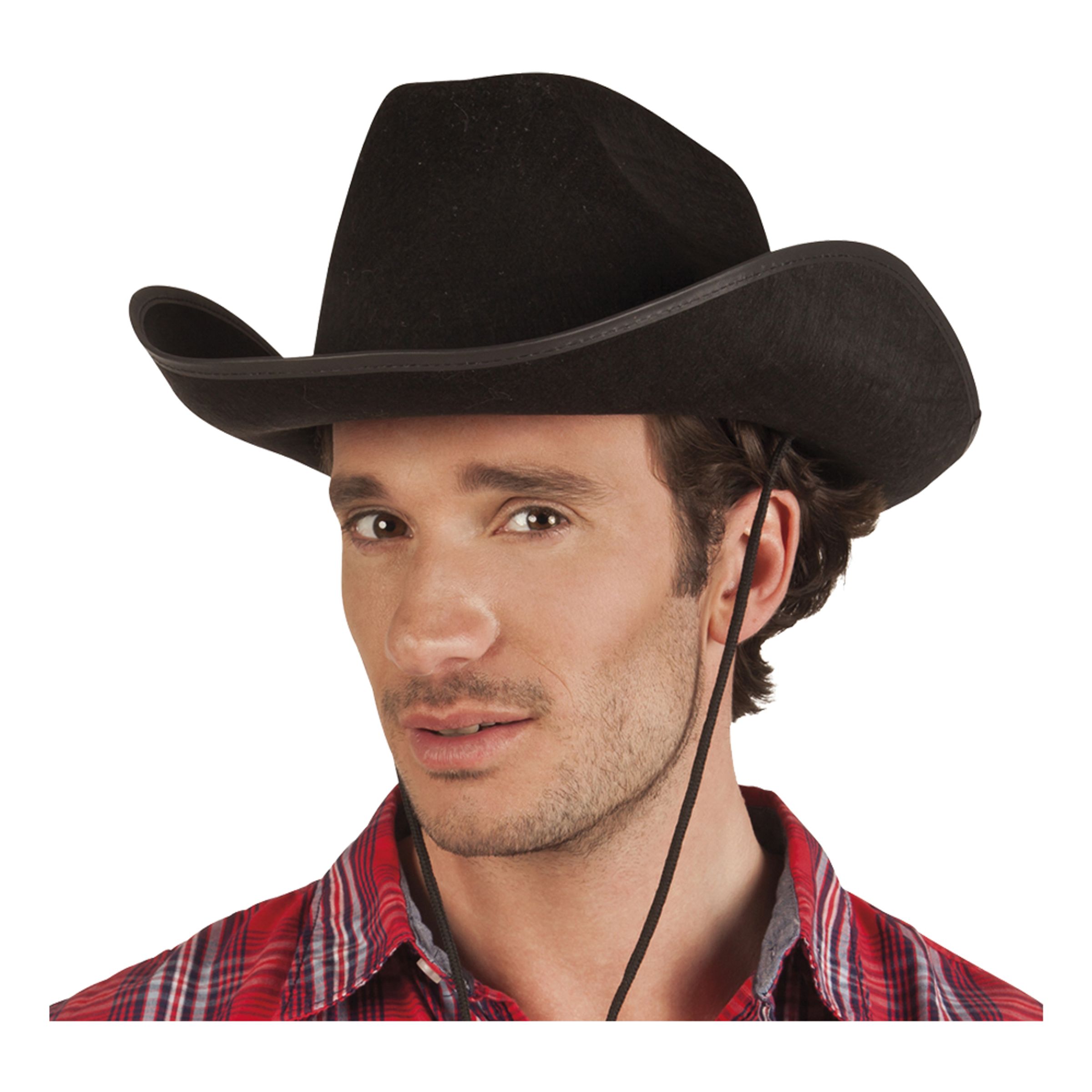 Läs mer om Cowboyhatt Rodeo Svart - One size