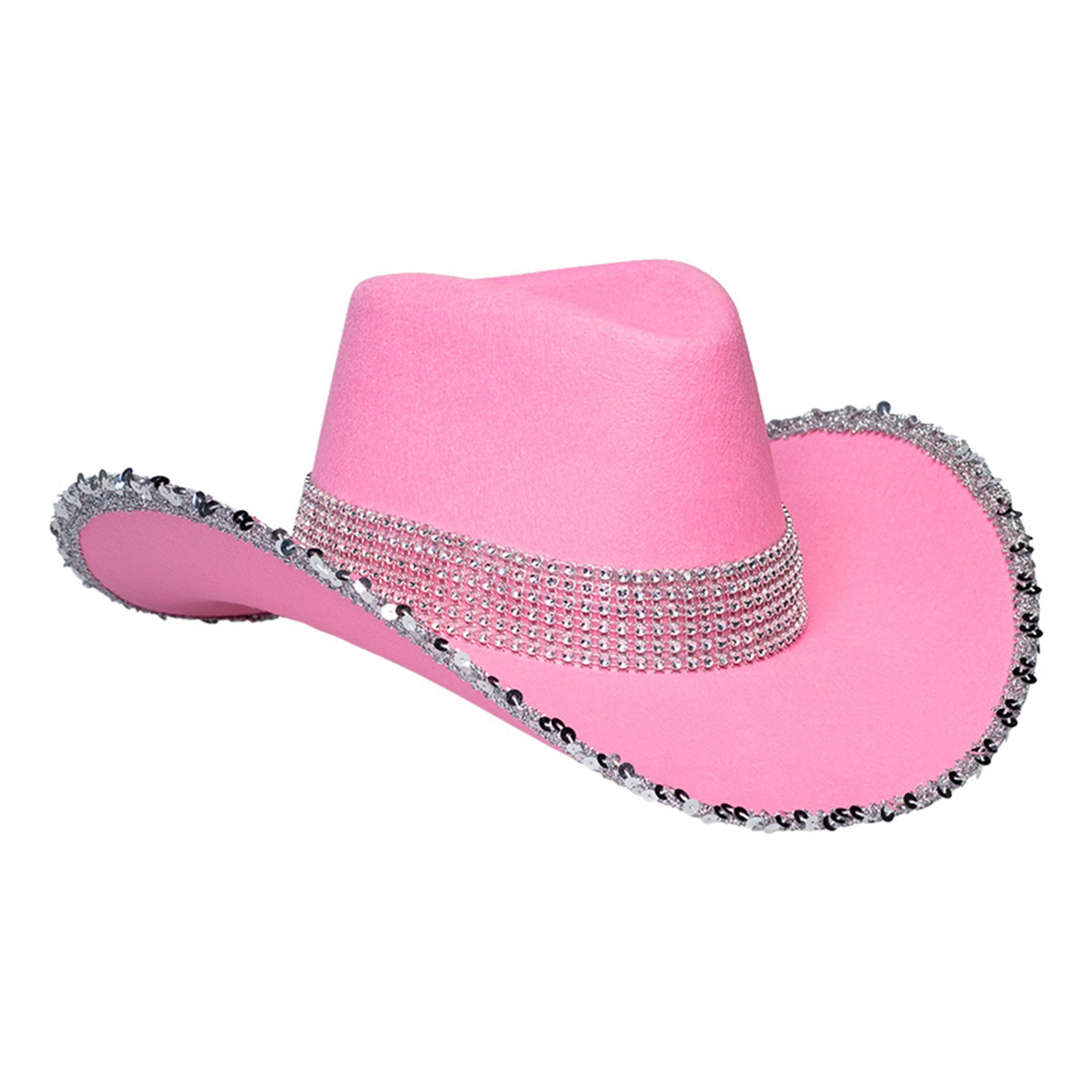 Cowboyhatt Rosa - One size | Hem//Maskerad//Hattar//Vuxenhattar | PartyOutlet