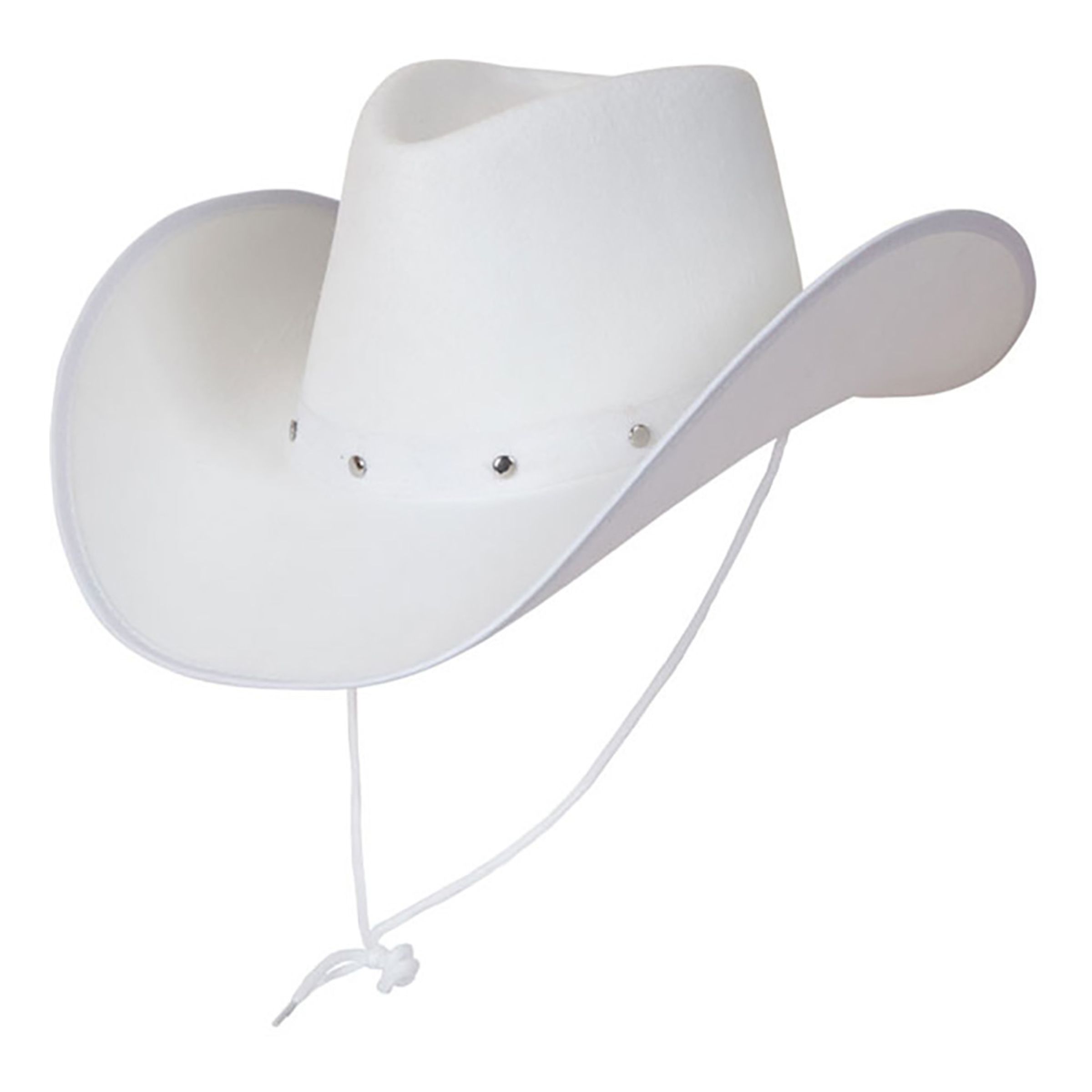 Cowboyhatt Vit - One size