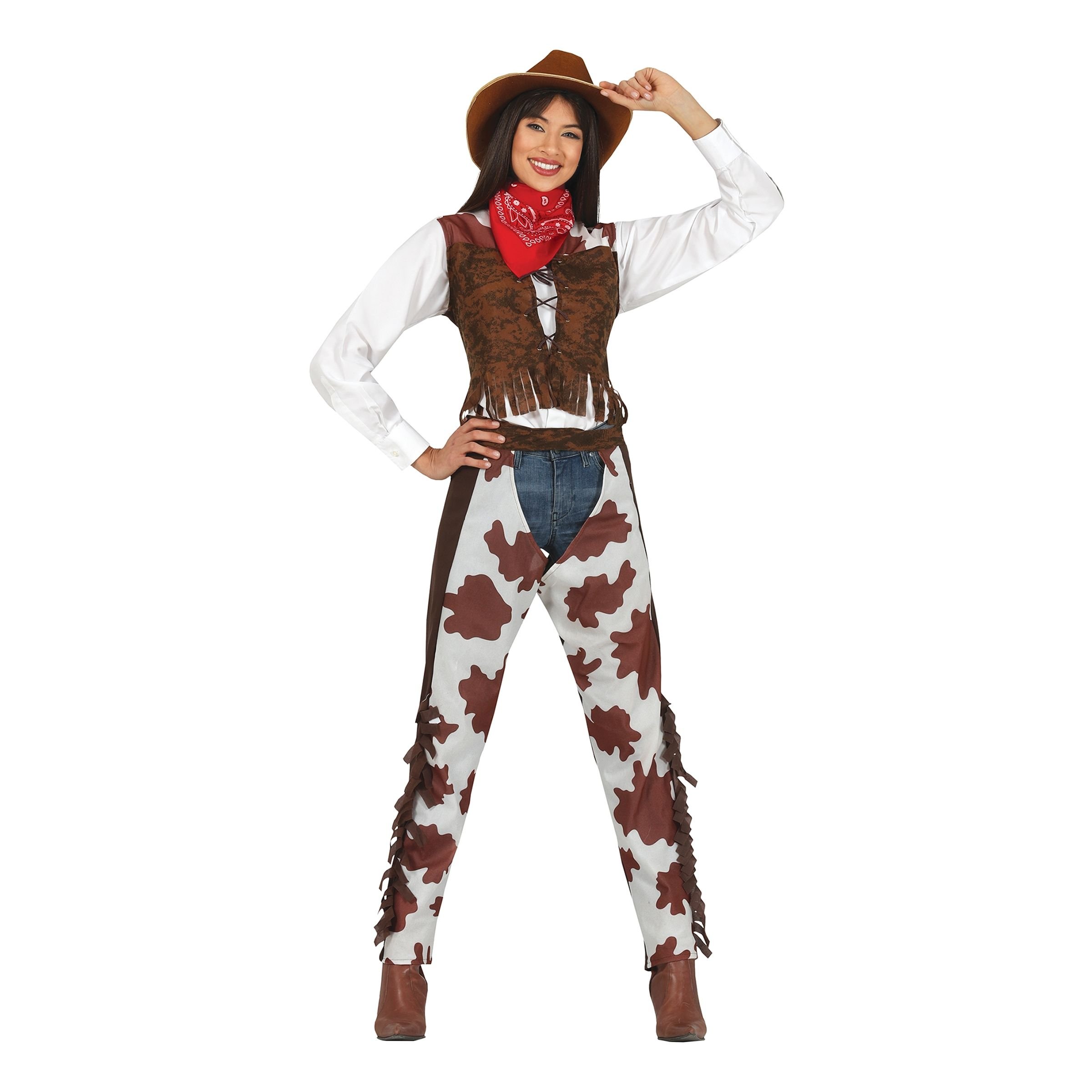 Cowgirl Maskeraddräkt - X-Large | Hem//Maskerad//Maskeraddräkter//Damdräkter | PartyOutlet