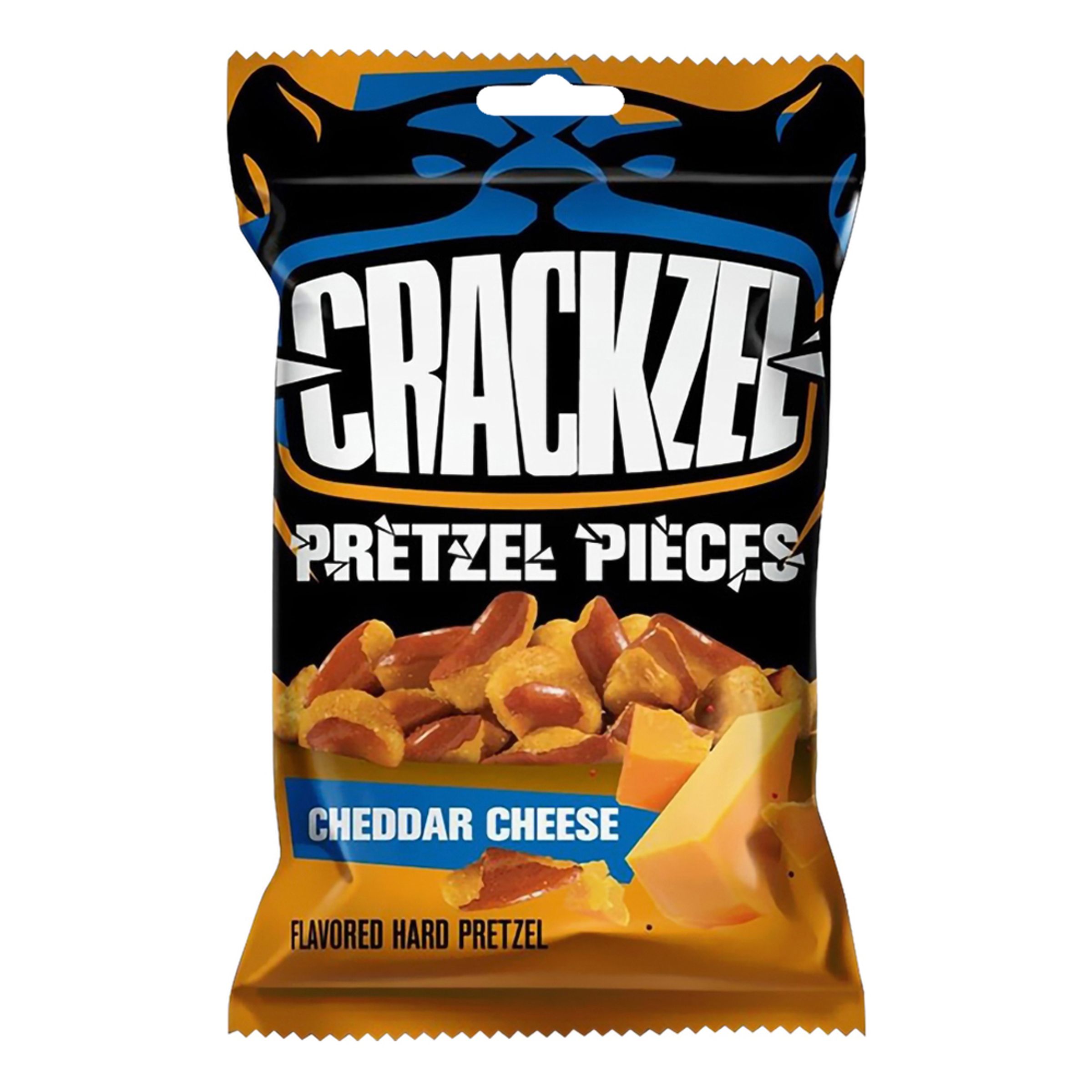 Läs mer om Crackzel Pretzel Pieces Cheddar Cheese - 85 gram