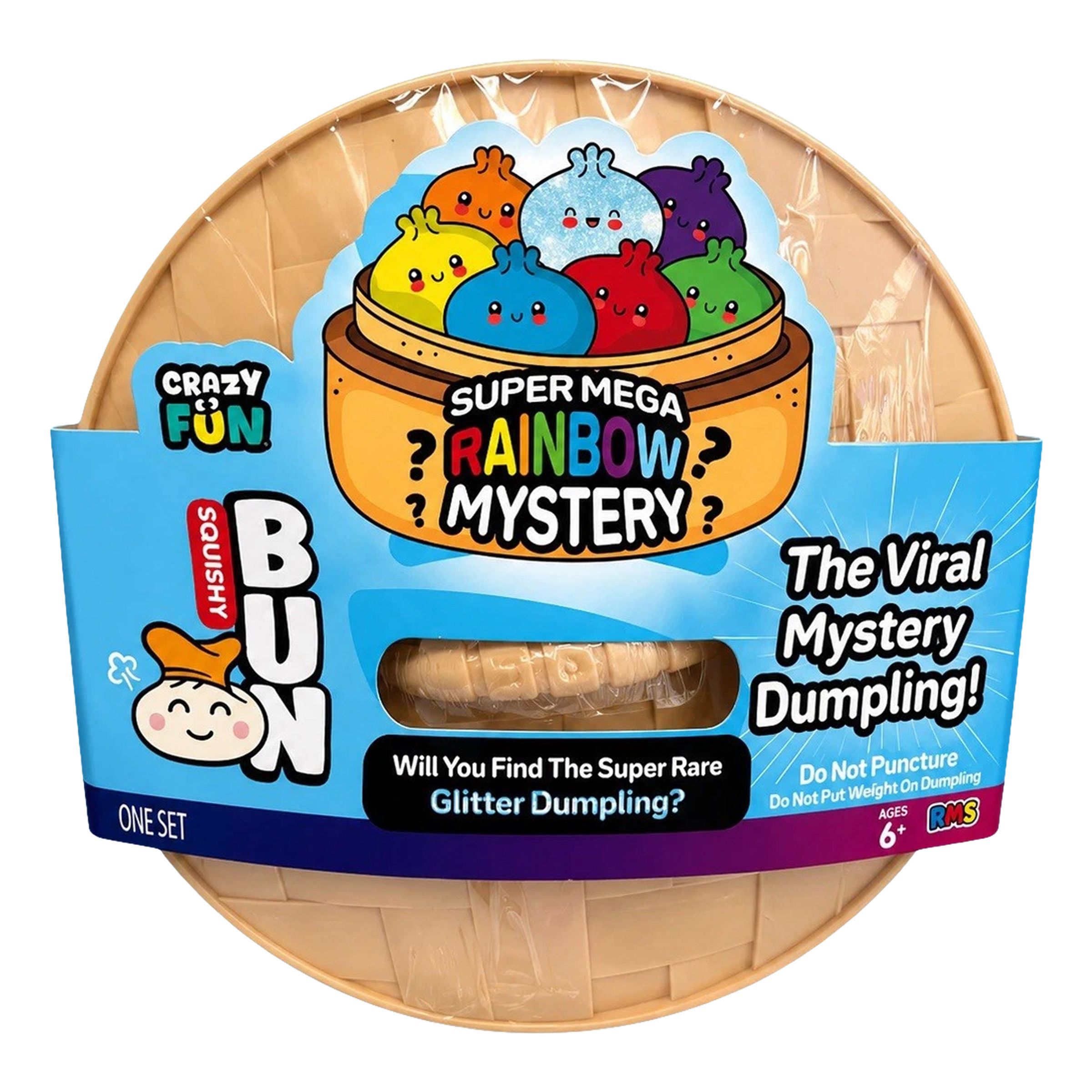 Crazy Fun Rainbow Mystery Squishy Dumpling - Stor | Hem - Roliga Prylar - Spel & Lek - Leksaker | Pryloteket