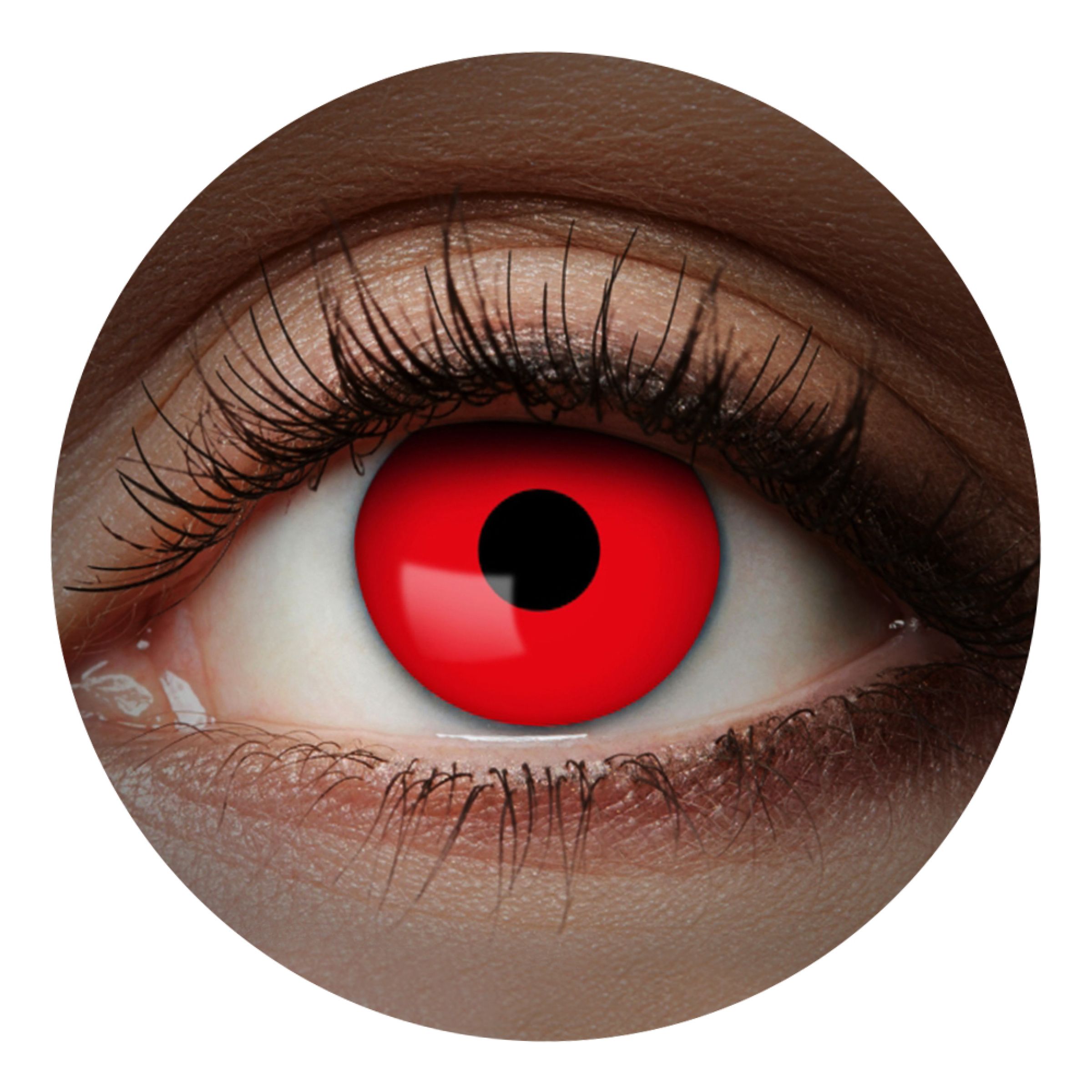 Färgade Linser UV Röd | Hem - Maskerad - Färgade Linser | Maskeradspecialisten