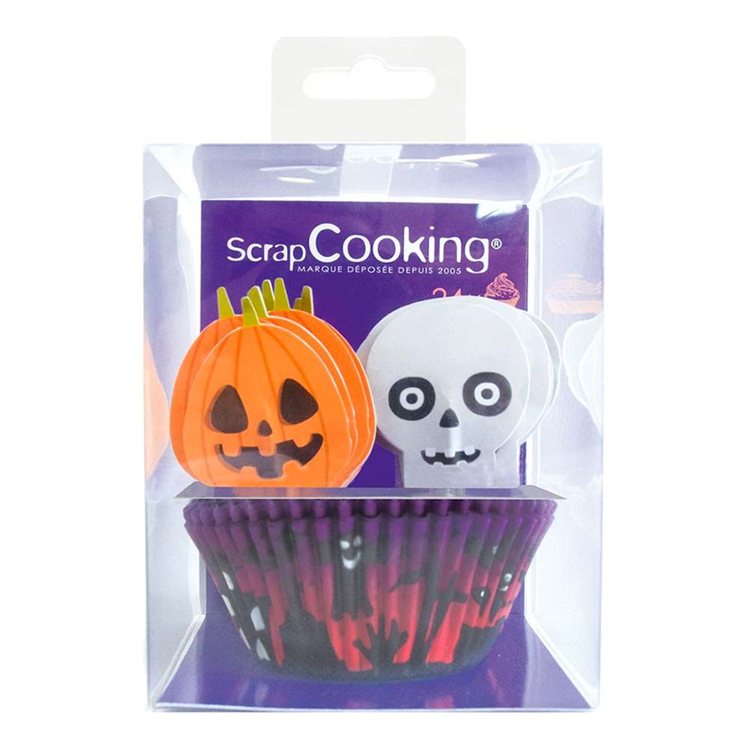 Läs mer om Cupcake Kit Halloween - 24-pack