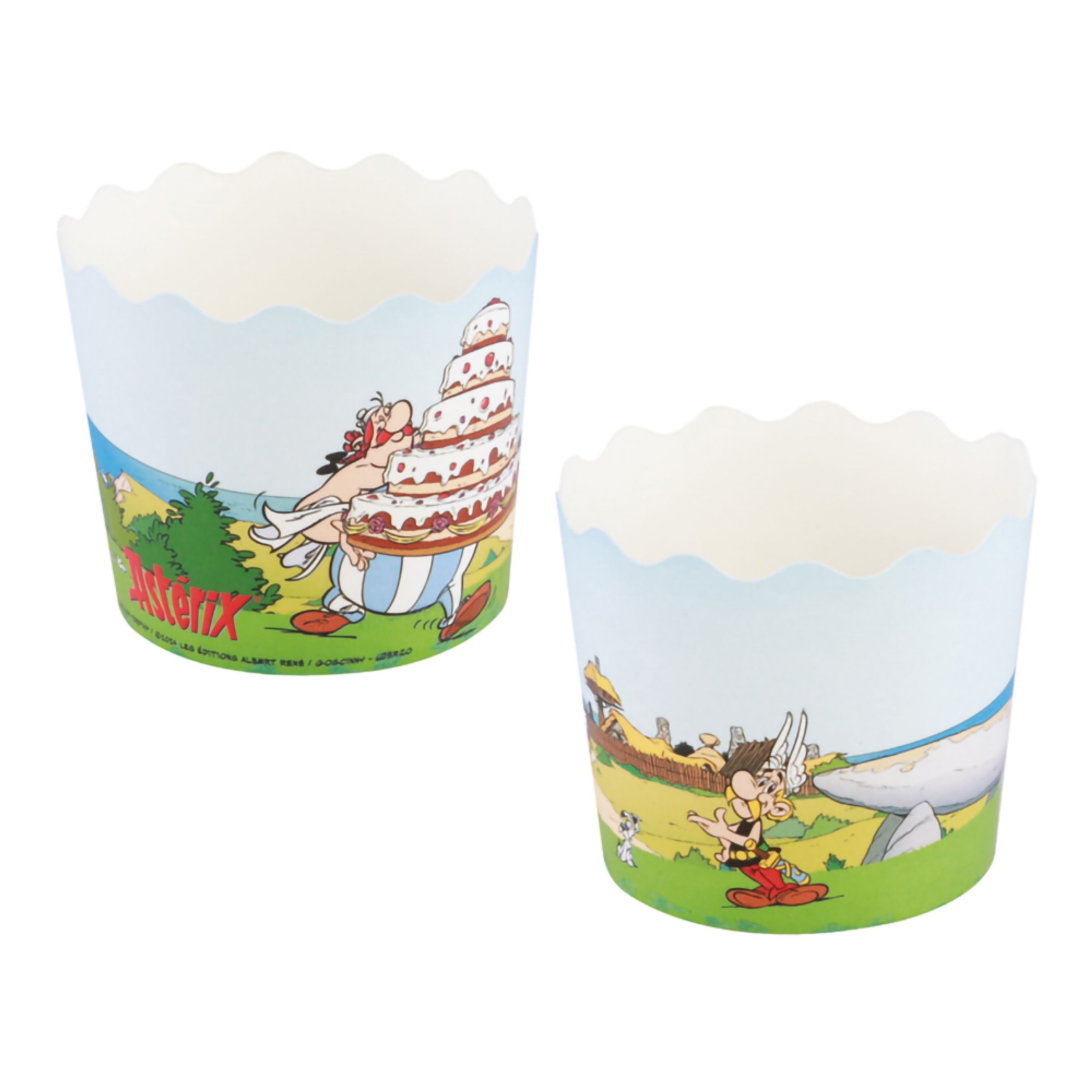 Cupcake Wrappers Asterix - 12-pack | Hem - Teman - Barnkalas | Maskeradspecialisten
