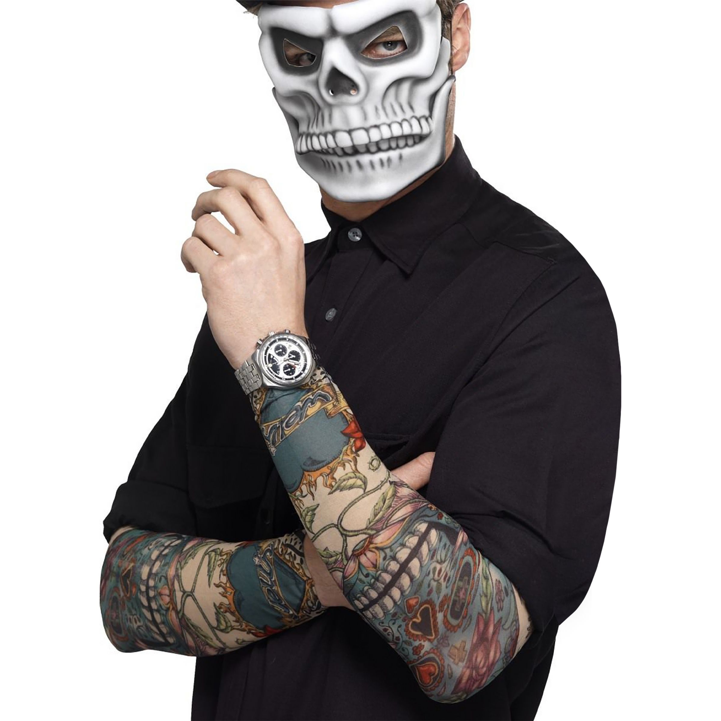 Day of the Dead Tatueringsärmar - 2-pack