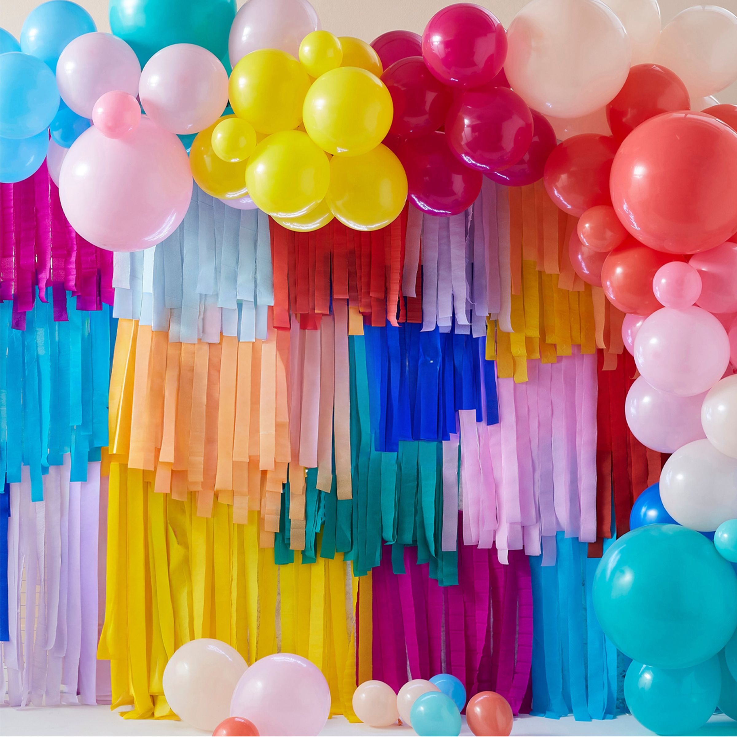 Dekorationspaket Regnbåge | Hem - Festartiklar - Ballonger - Latexballonger | Pryloteket