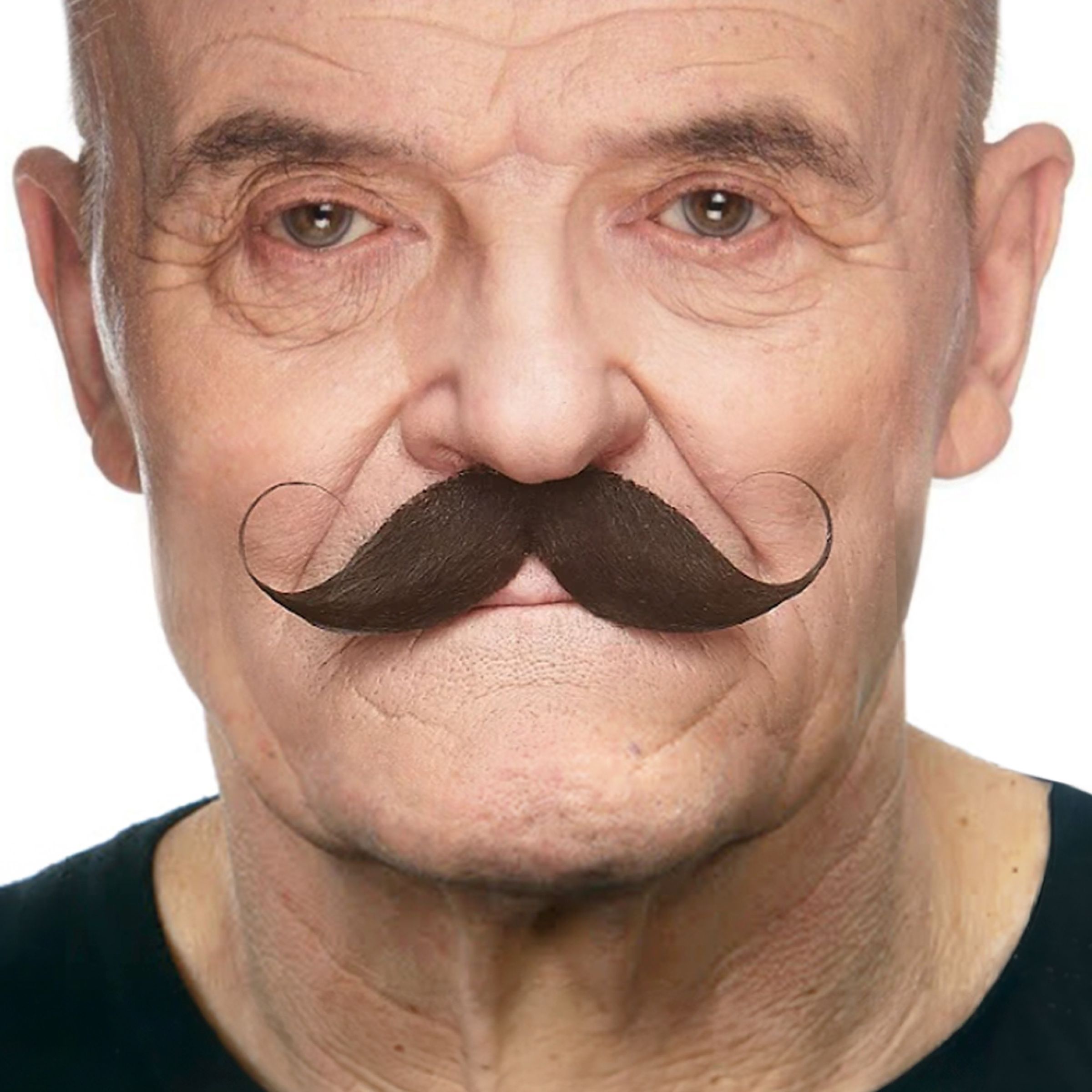 Detektiv Mustasch Kastanj | Hem - Maskerad - Tillbehör - SkÀgg & Mustascher | Pryloteket