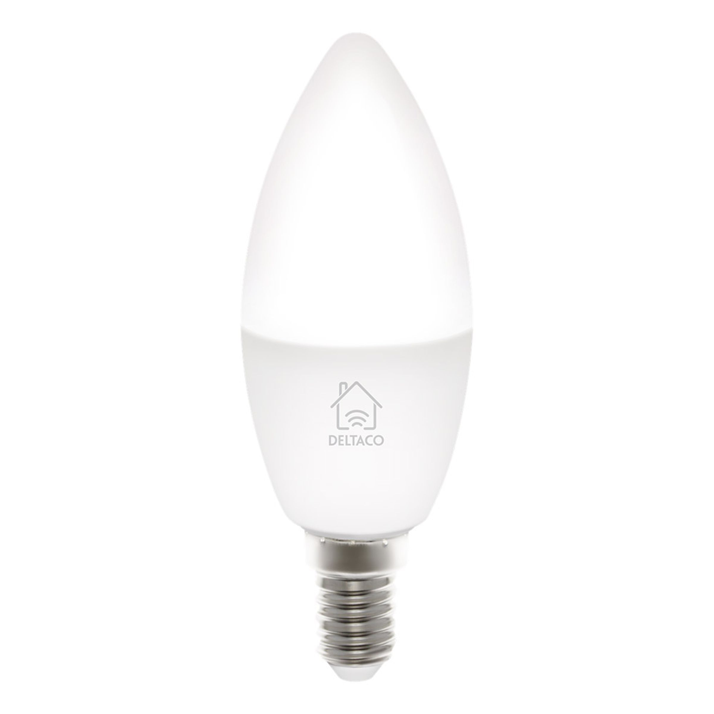 Läs mer om Deltaco Smart Lampa Vit - E14