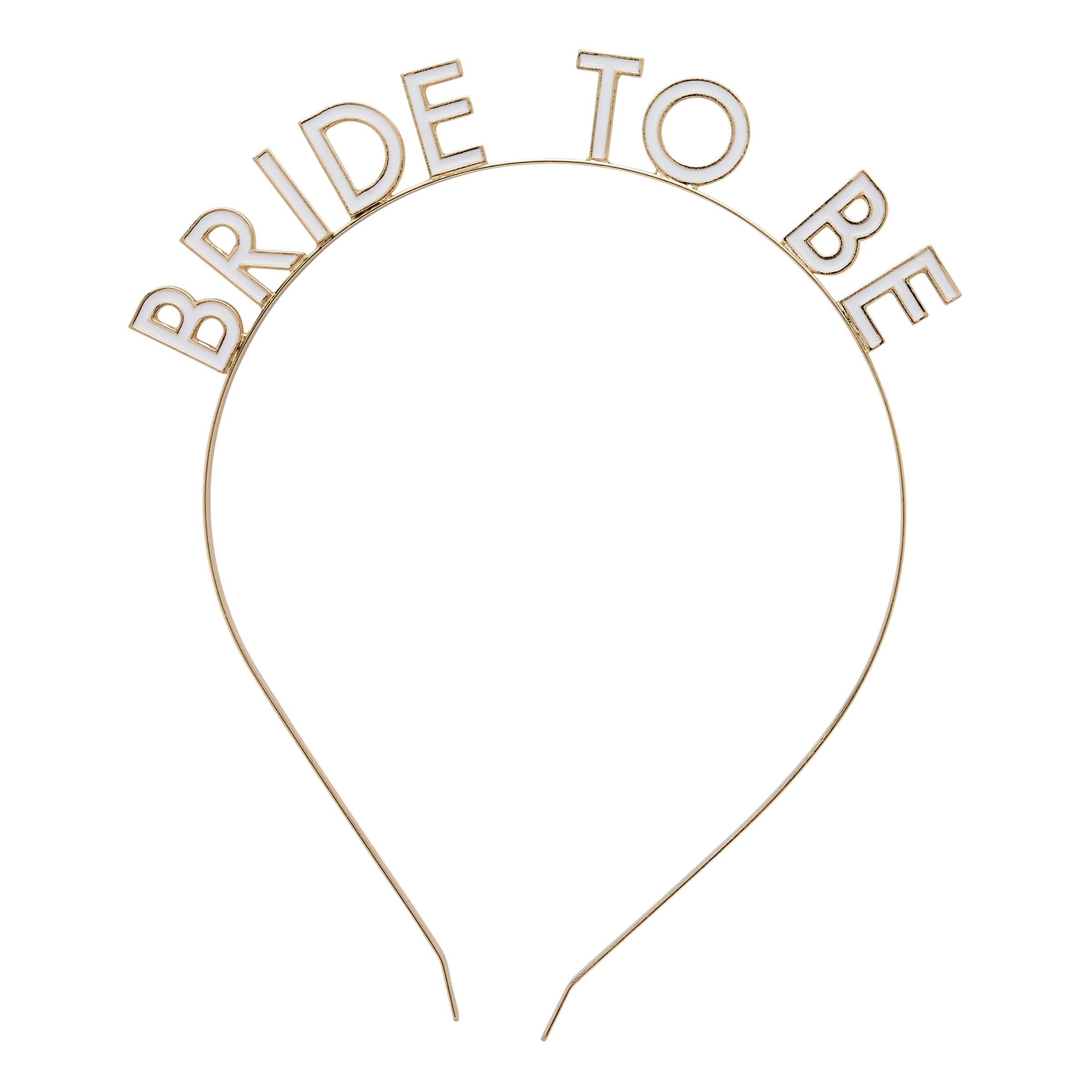Diadem Bride to Be i Metall - One size | Hem - Maskerad - Hattar - Diadem & Boppers | Pryloteket