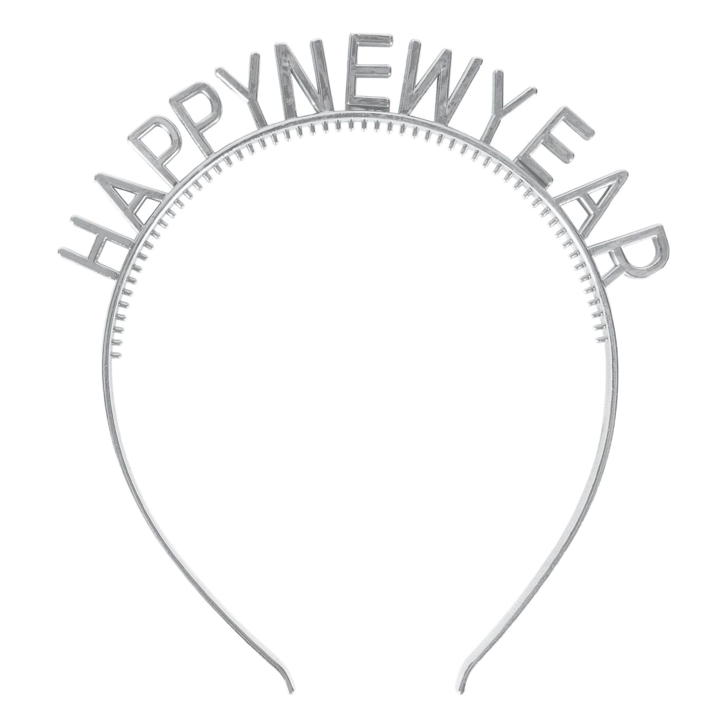 Diadem Happy New Year Silver - 2-pack | Hem//Teman//Högtider//NYÅRSFEST | PartyOutlet