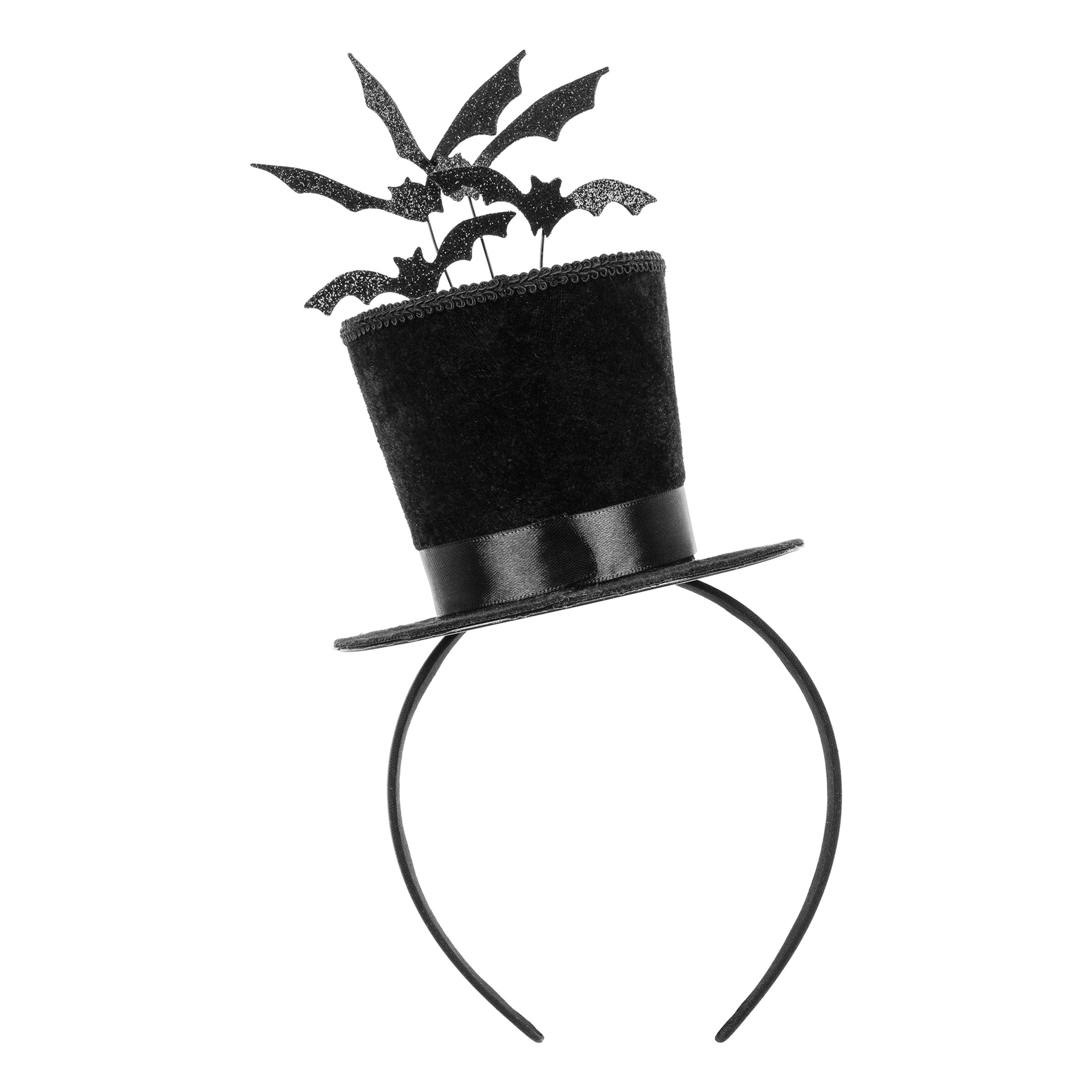 Diadem Hatt med Fladdermöss - One size | Hem - Maskerad - Hattar - Vuxenhattar | Pryloteket
